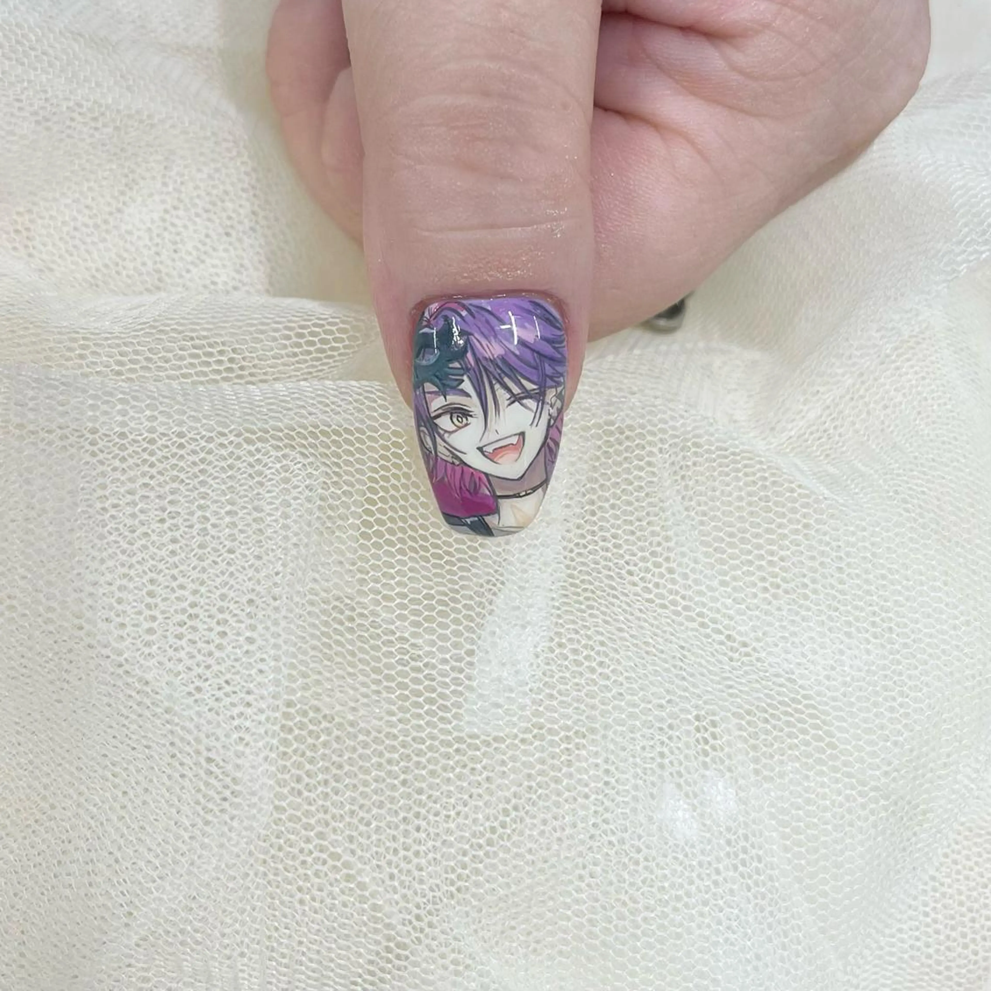 ミディアム ネイル ハンドネイル 池袋痛ネイル Nok. 渡辺のネイルデザイン