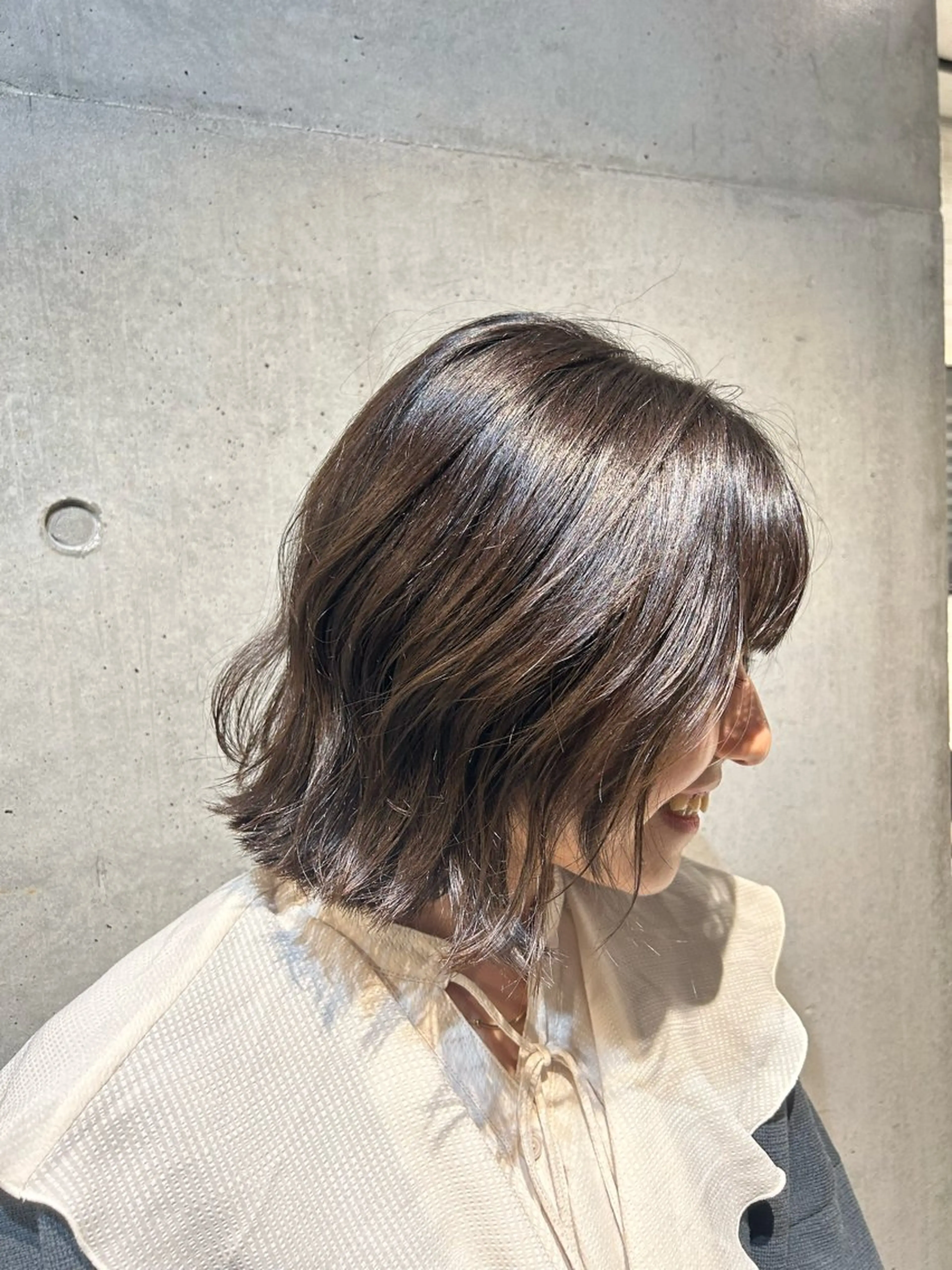 【人気クーポン❗️】cut+✨透明感抜群カラー✨+外部補修トリートメントの写真