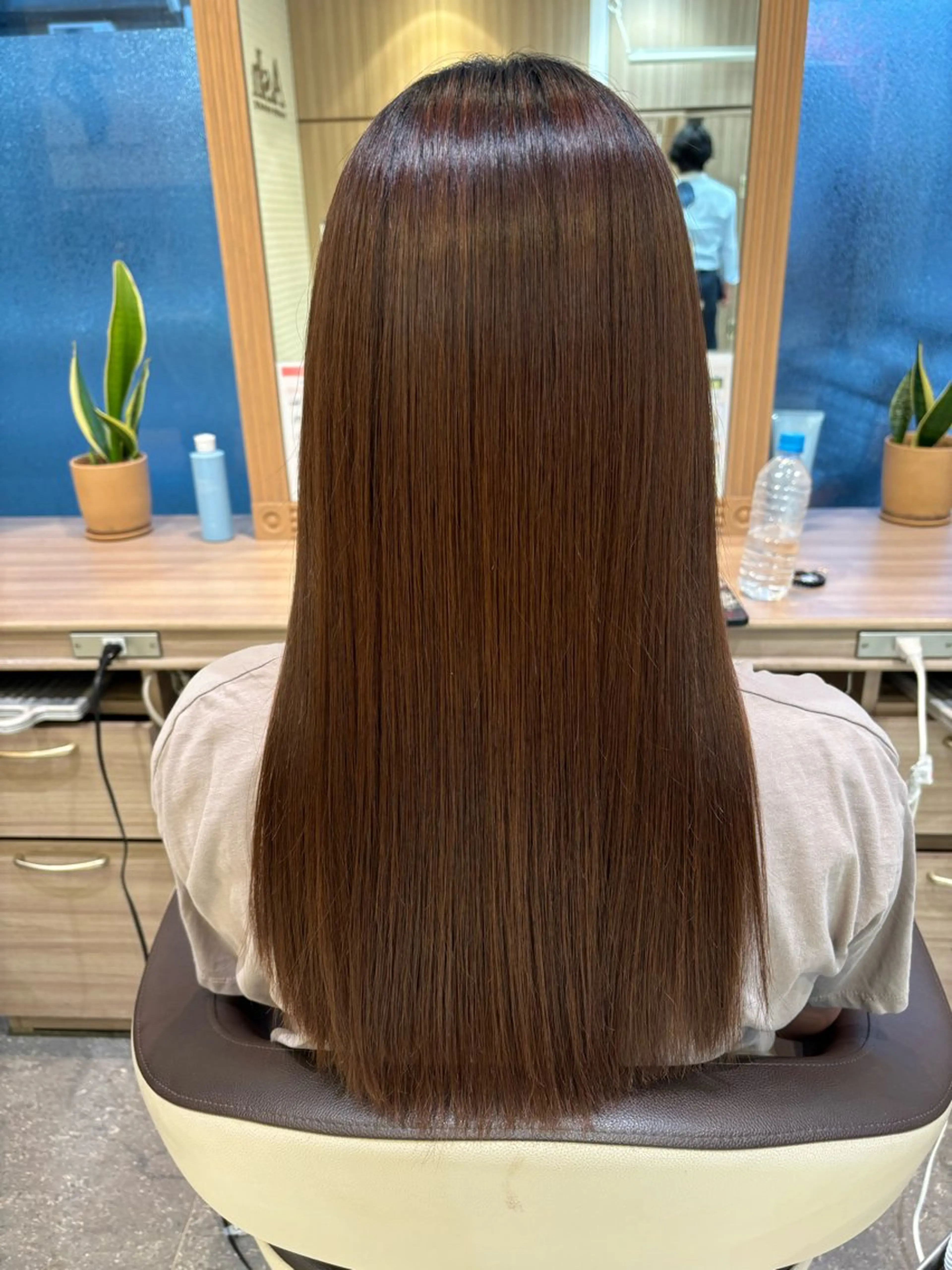 ロング 縮毛矯正 波巻き・カルマ パーマ特化/aoiのヘアスタイル