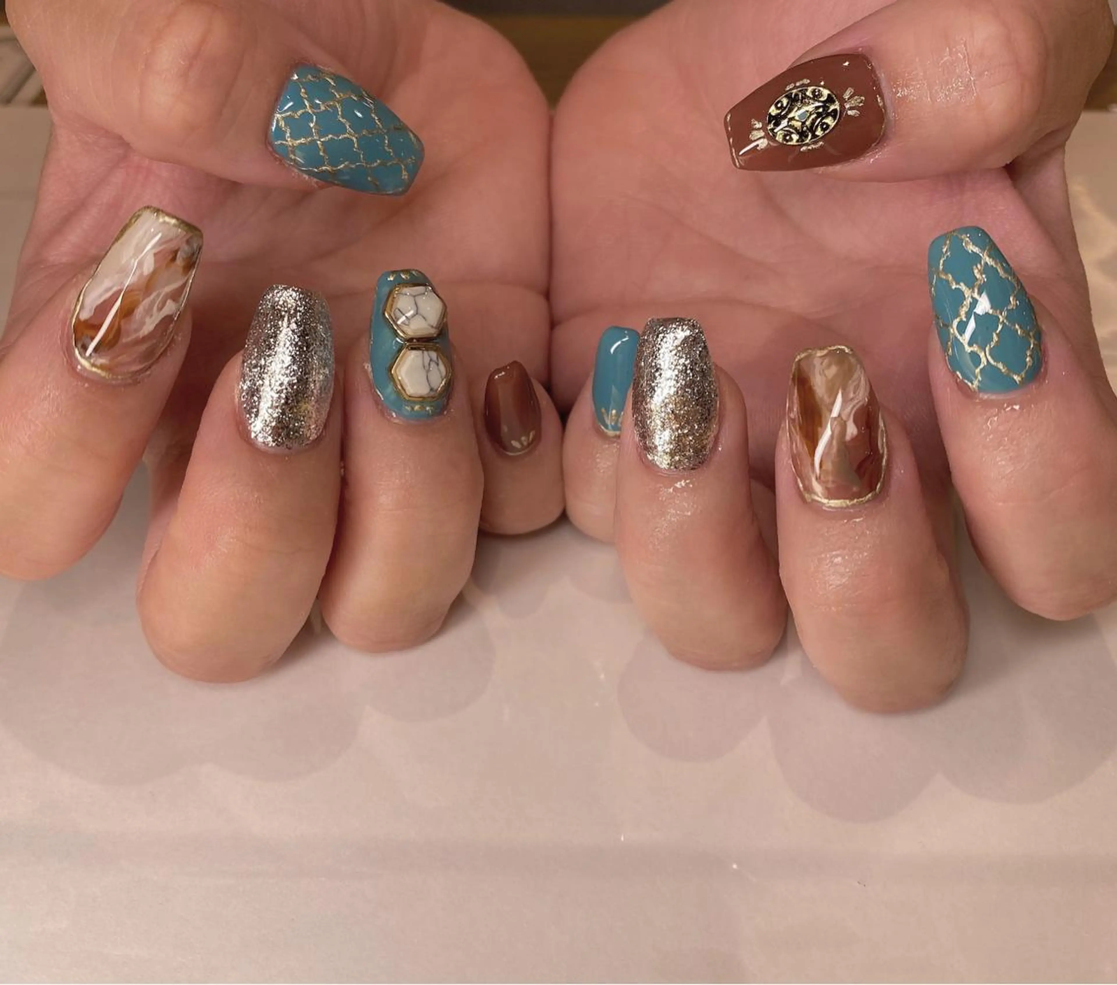 ネイル ハンドネイル 鶴田୨ৎmaison de NALIのネイルデザイン