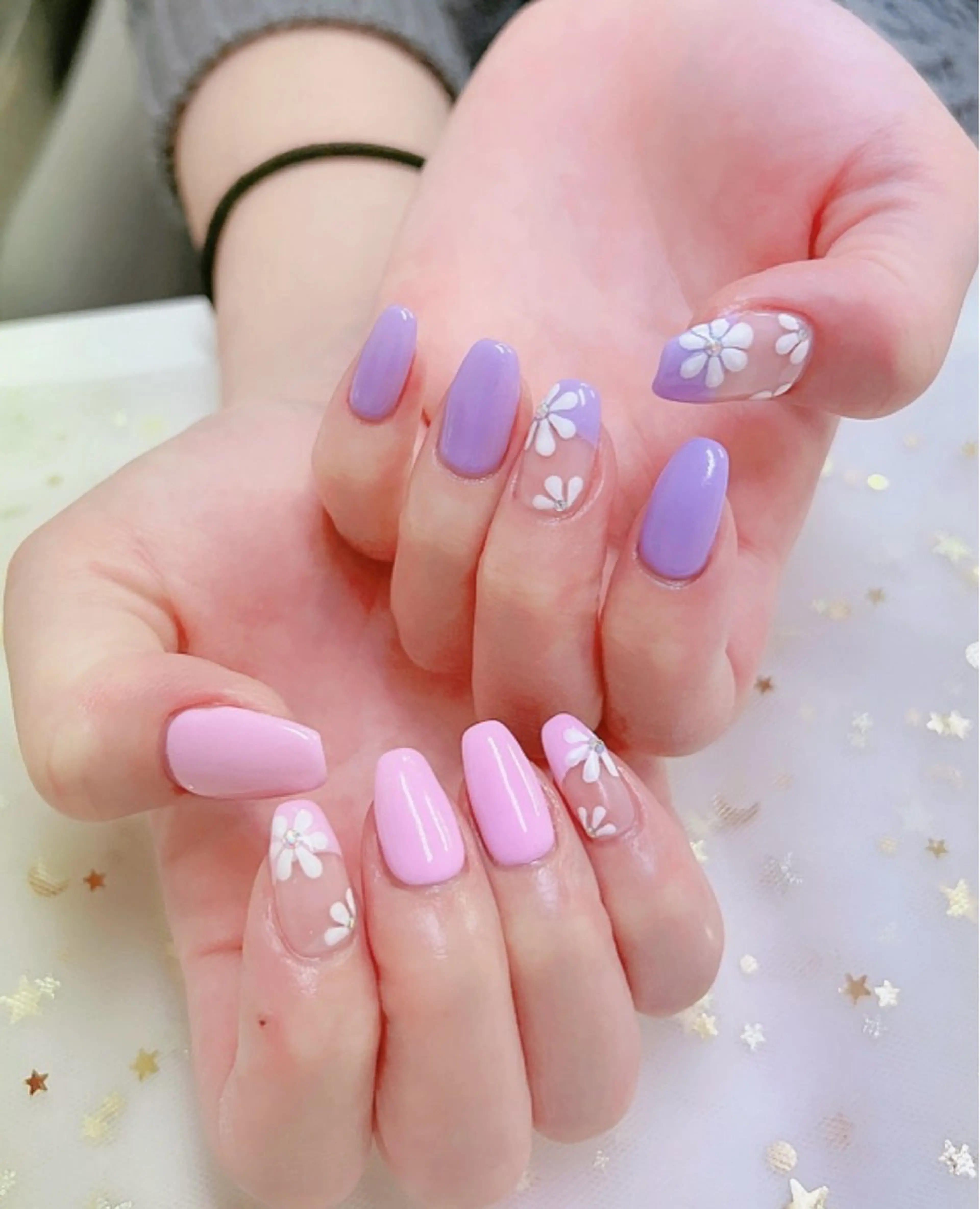 ネイル フレンチネイル ハンドネイル 上福岡 らんらんのネイルデザイン