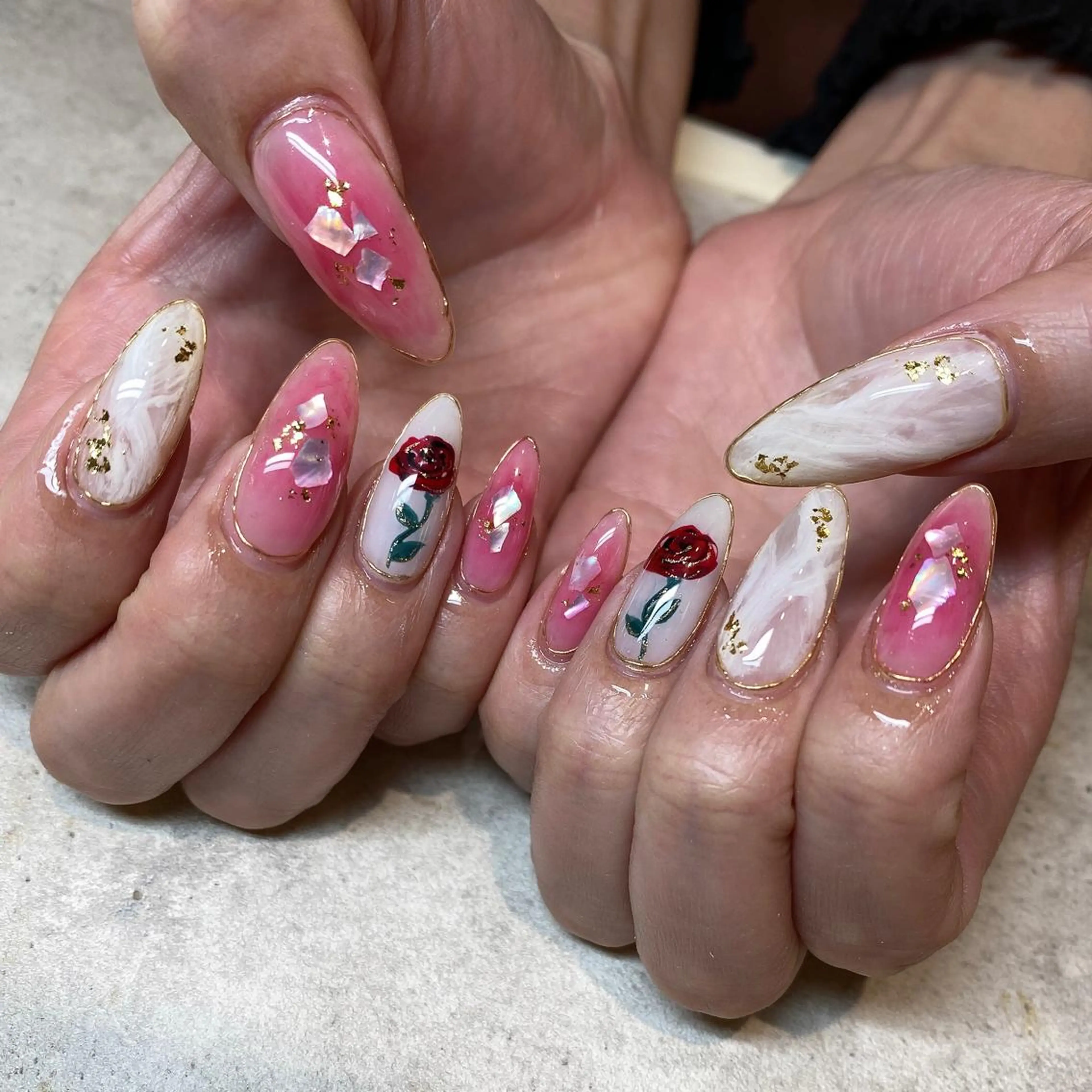 ネイル among アマン所属・lecoa_ kana／amongのネイルデザイン