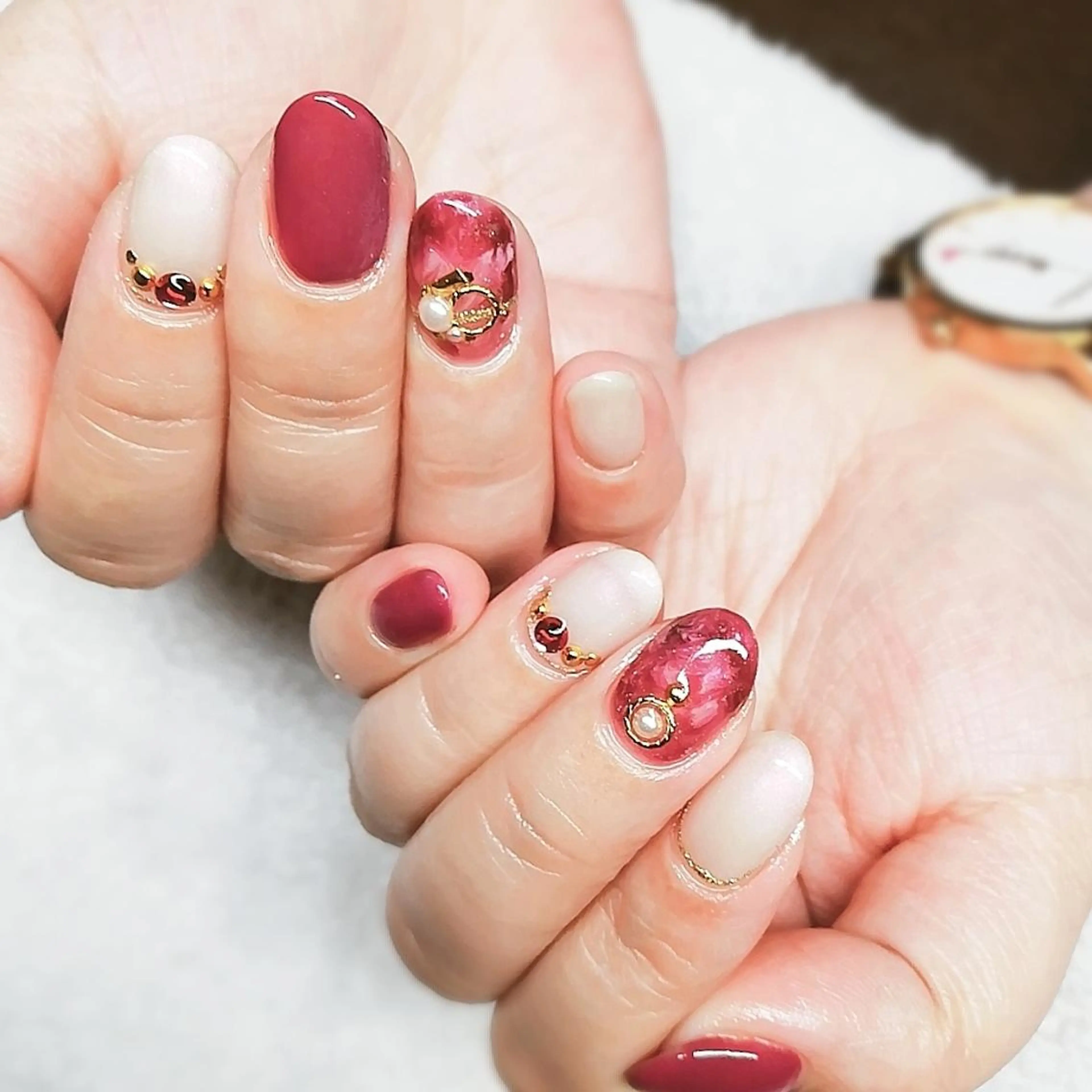 ネイル ハンドネイル 柴崎 美幸のネイルデザイン