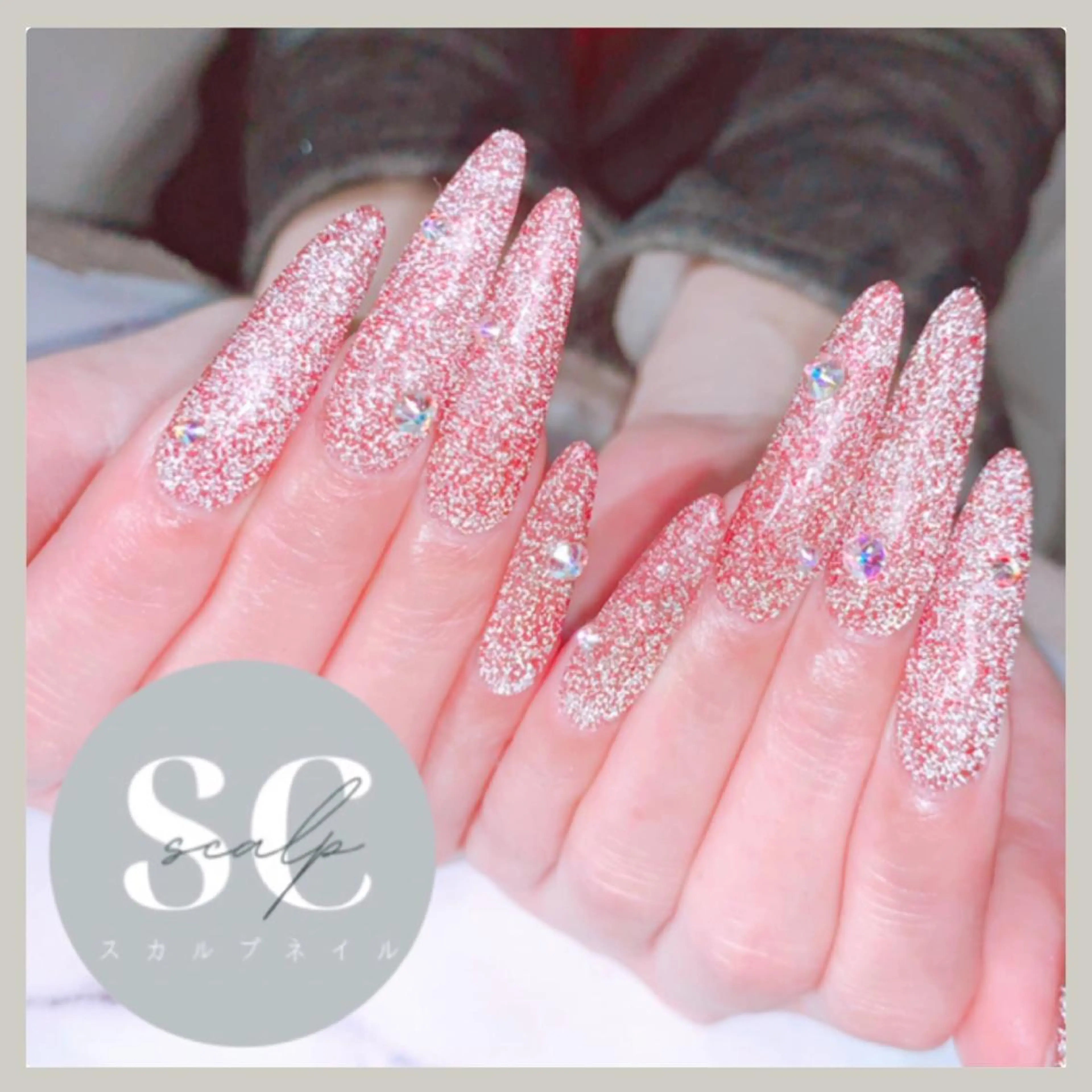 ネイル フラッシュネイル スカルプネイル Nailsalon Caiseのネイルデザイン
