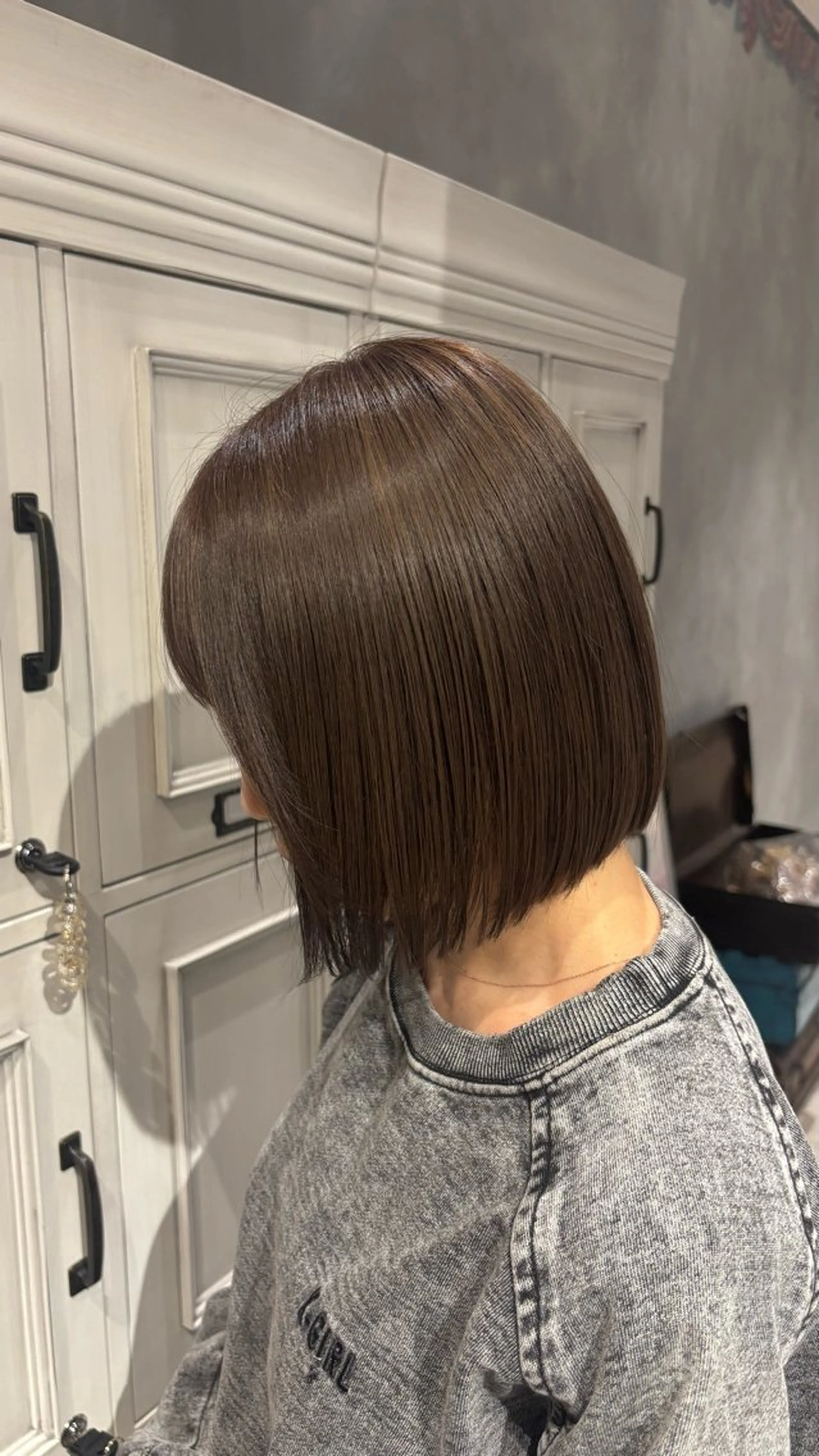 ショート カラー 長瀬 友唯のヘアスタイル