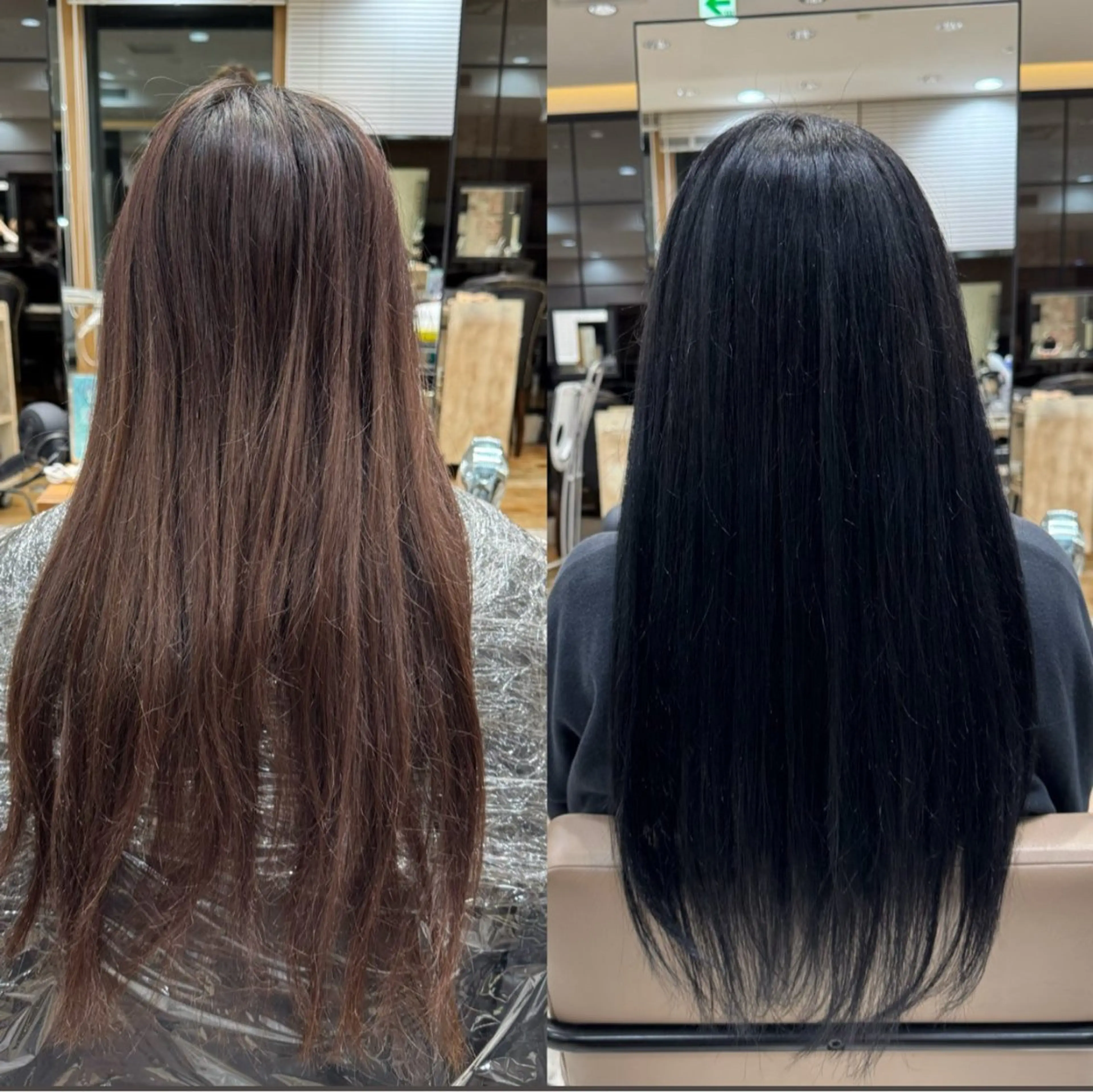 ロング カラー ベージュカラー ブリーチ ブルーカラー ブラウンカラー ブラウンベージュ ヘアカラー 新宿透明感カラー 髪質改善/吉川怜奈のヘアスタイル