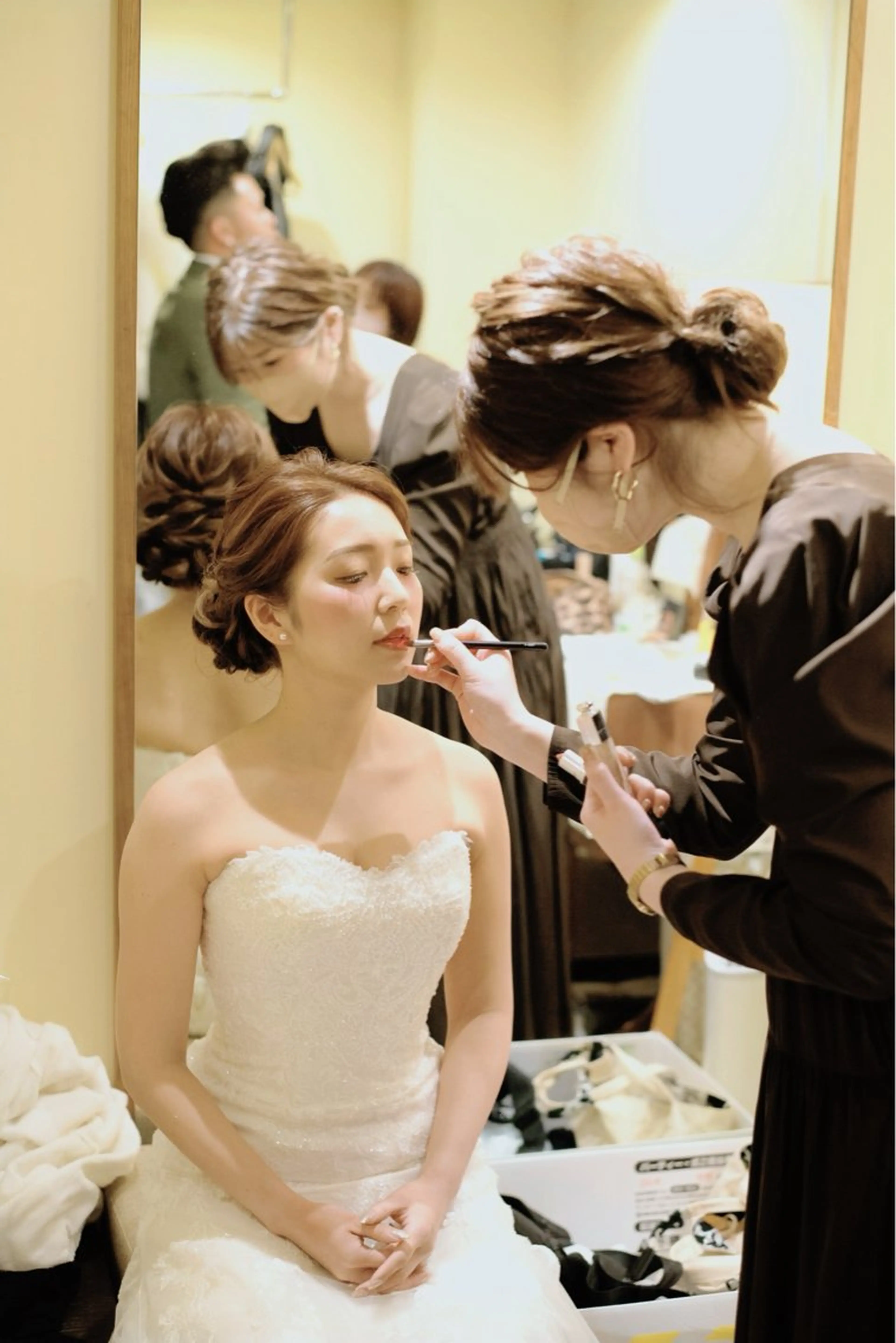 ヘアアレンジ 結婚式・ブライダル ヘアセット beauty  salon laera所属・垢抜けヘアメイク職人 💄甲斐恵和のヘアスタイル