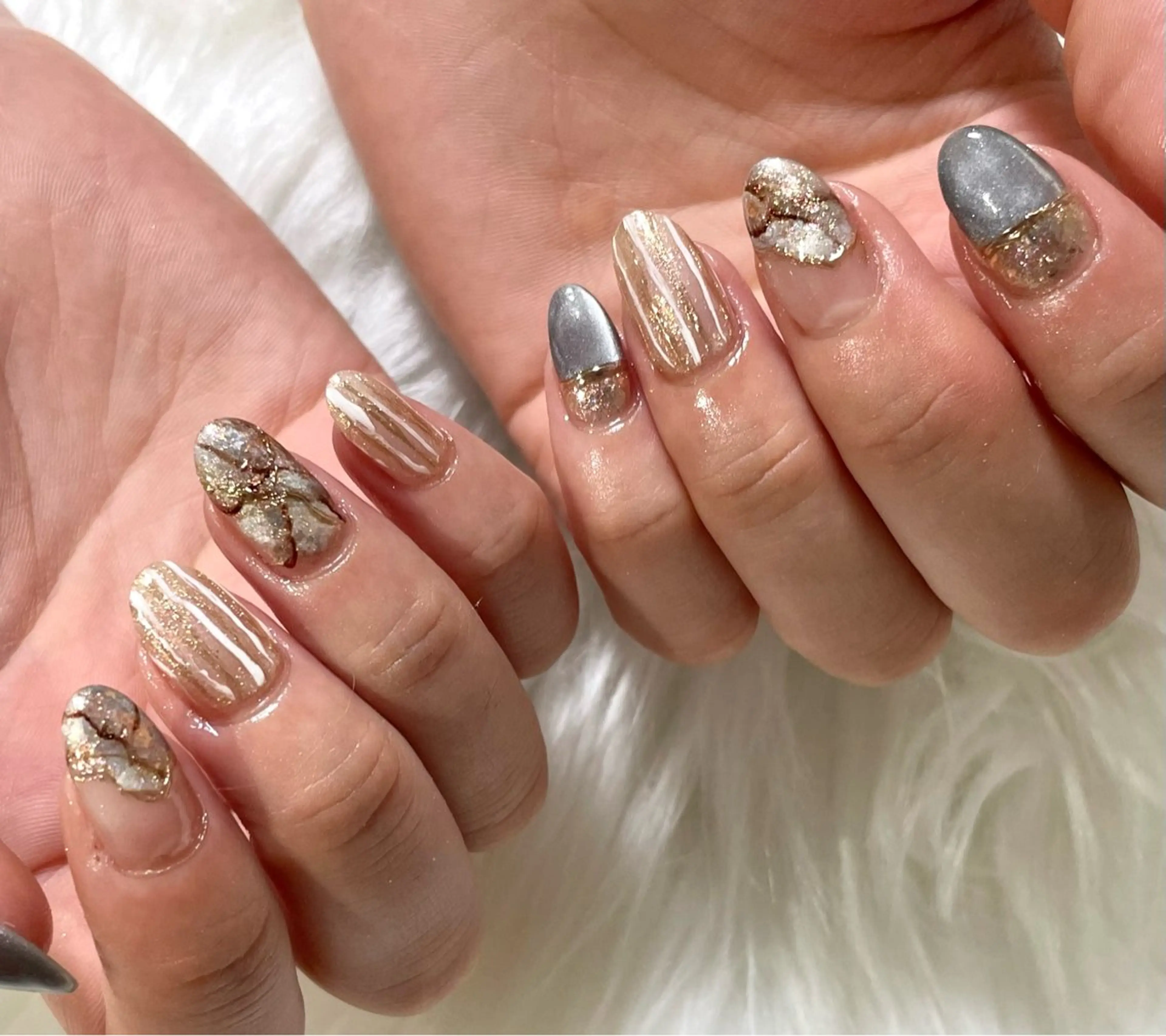 ネイル ハンドネイル nail salon HIRUKANAのネイルデザイン