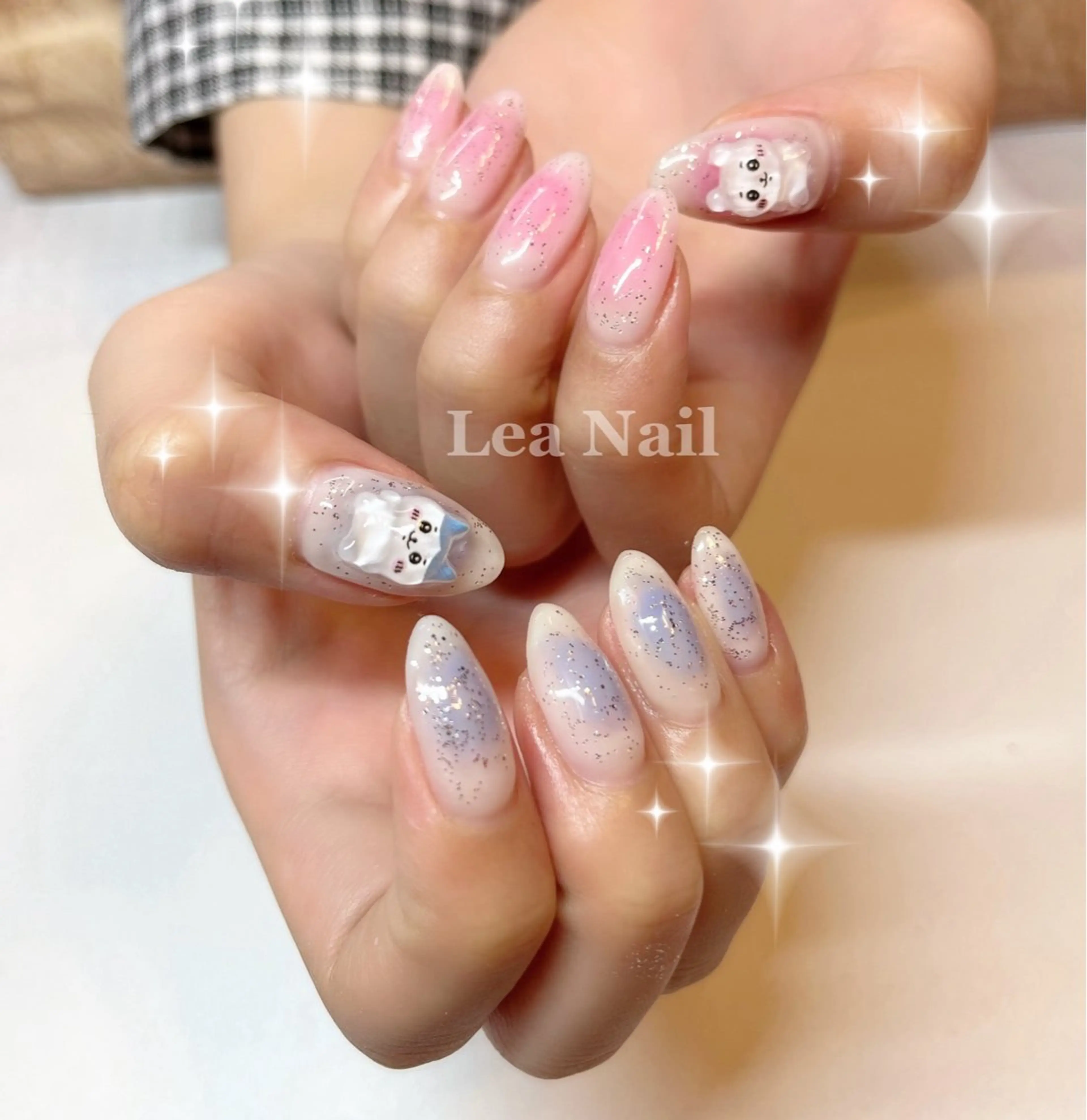 ネイル チークネイル Lea Nailのネイルデザイン