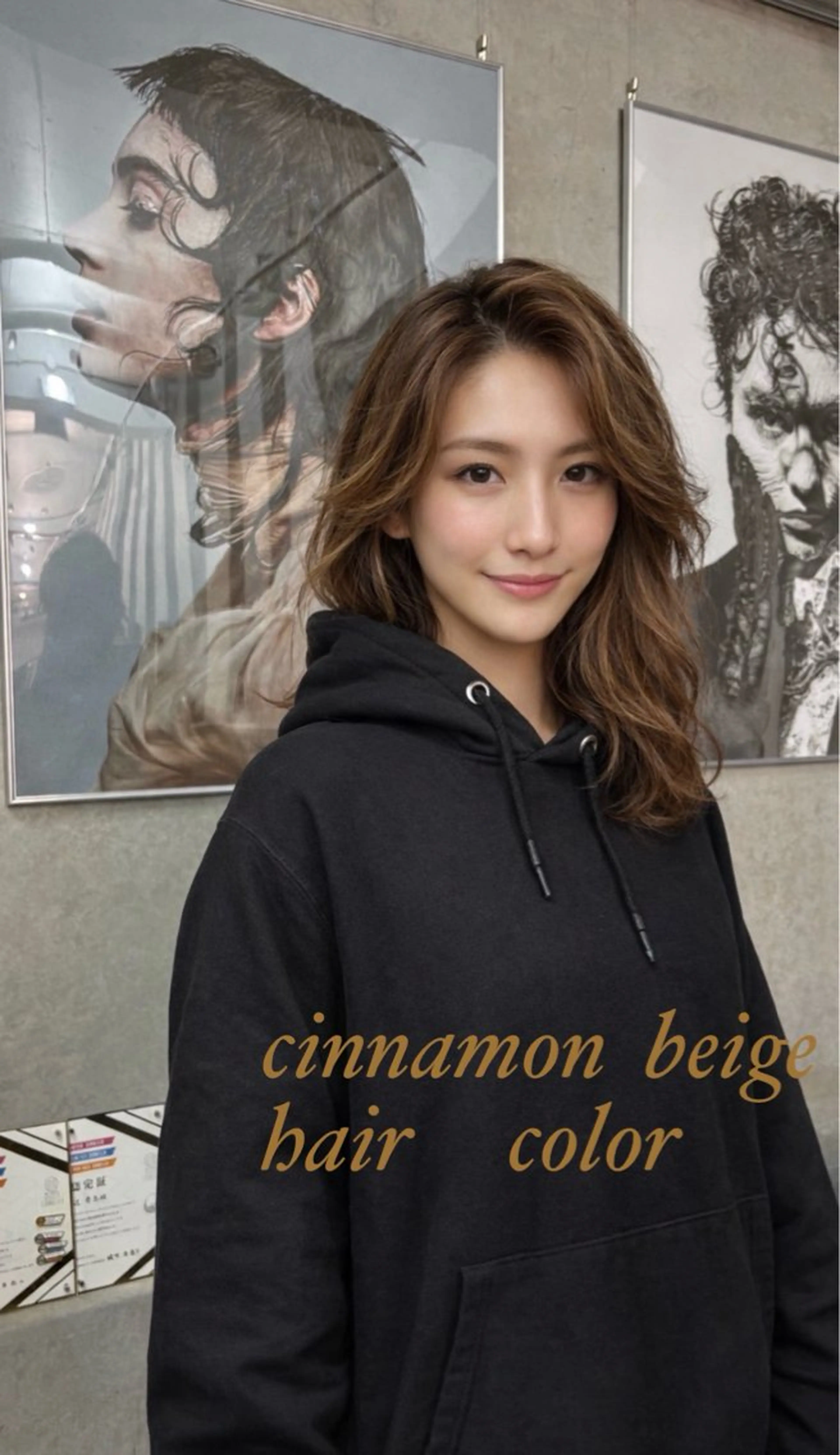 セミロング カラー カット ヘアカラー トリートメント M.SLASH 辻 孝志のヘアスタイル