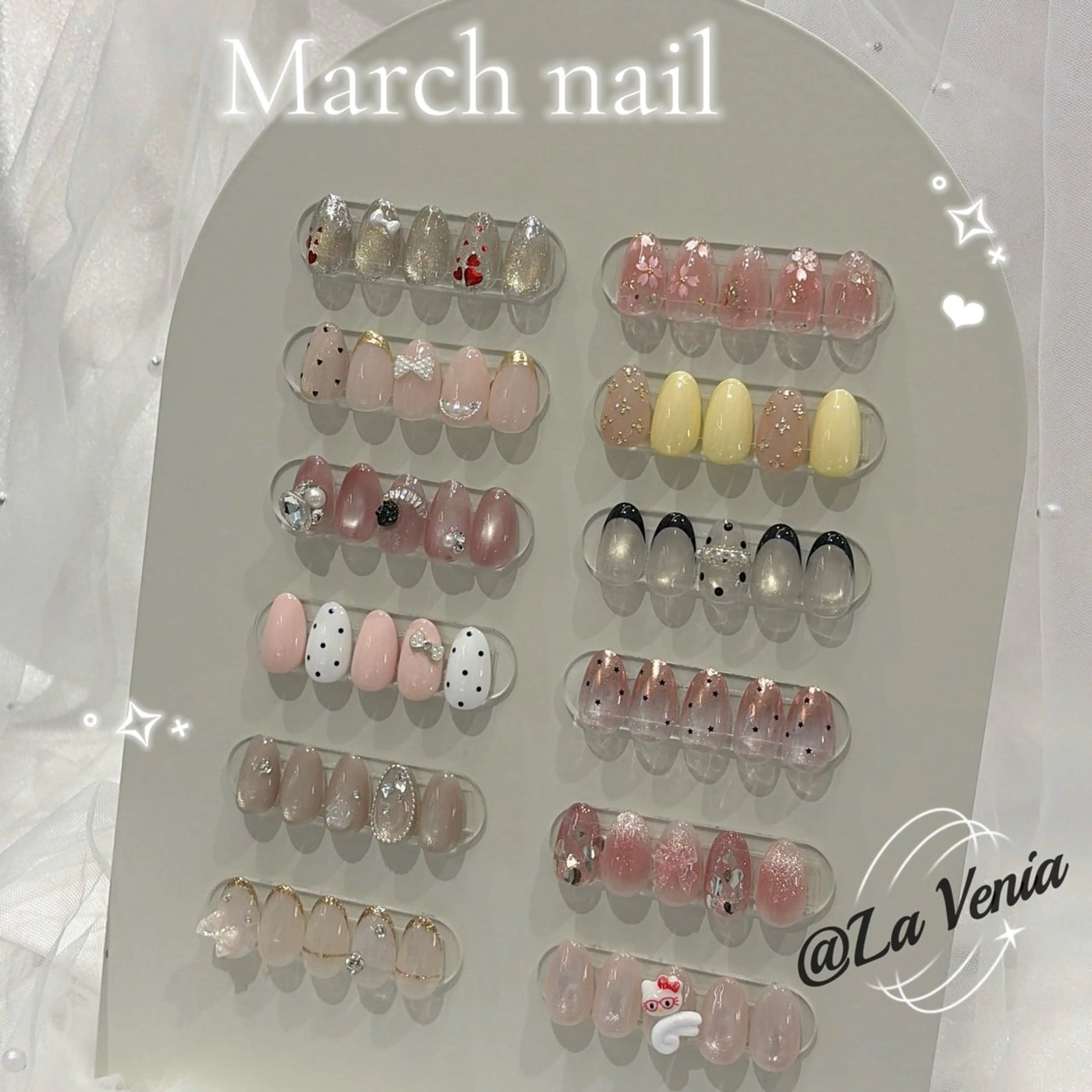 ネイル ハンドネイル LA VENIA所属・Mio Nailのネイルデザイン