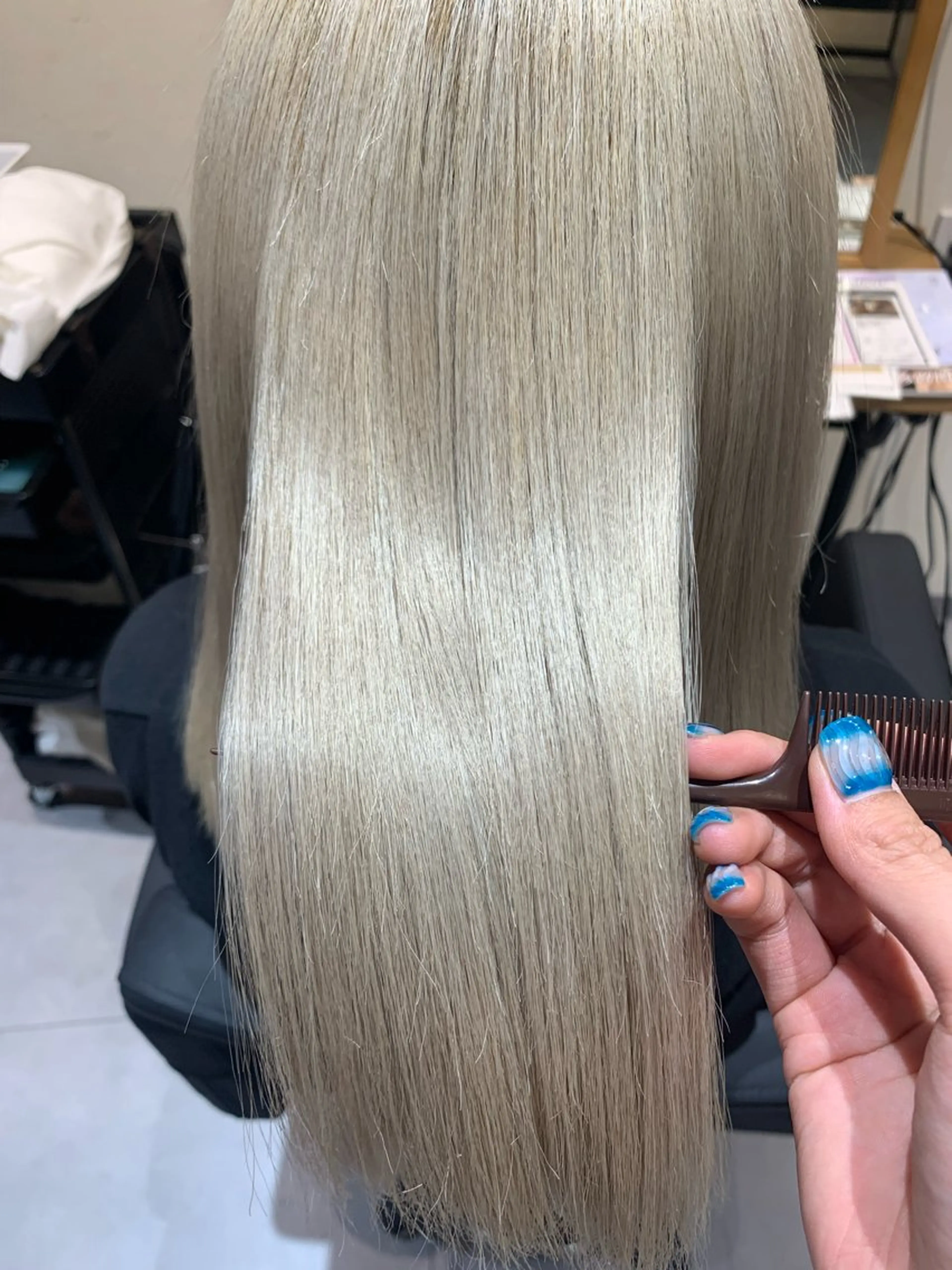 セミロング 髪質改善 トリートメント Dears 香芝店所属・関 優希のヘアスタイル