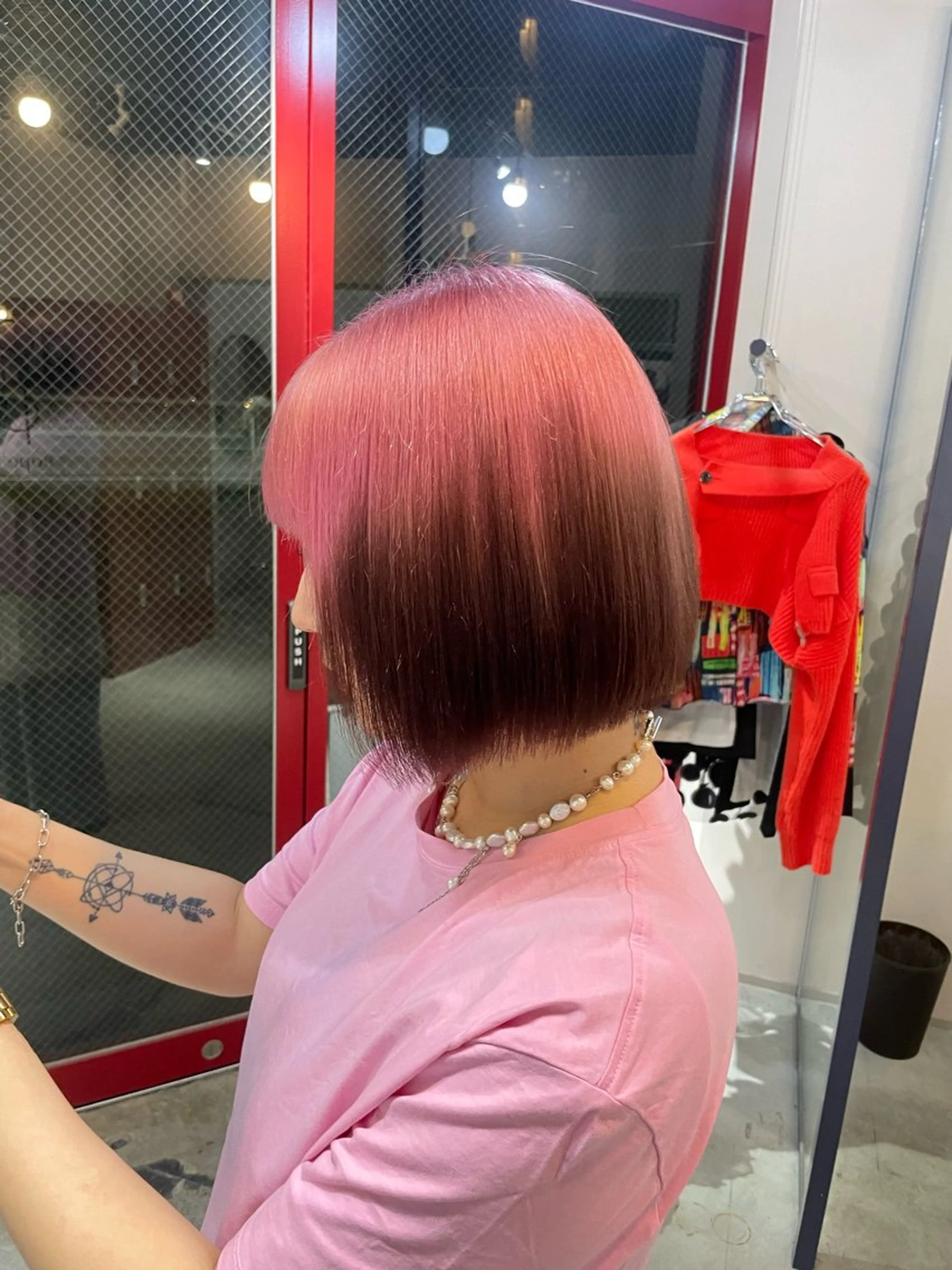 ショート カラー ヘアカラー ハイトーン/メンズ/ デザイン/梅田/ミユのヘアスタイル