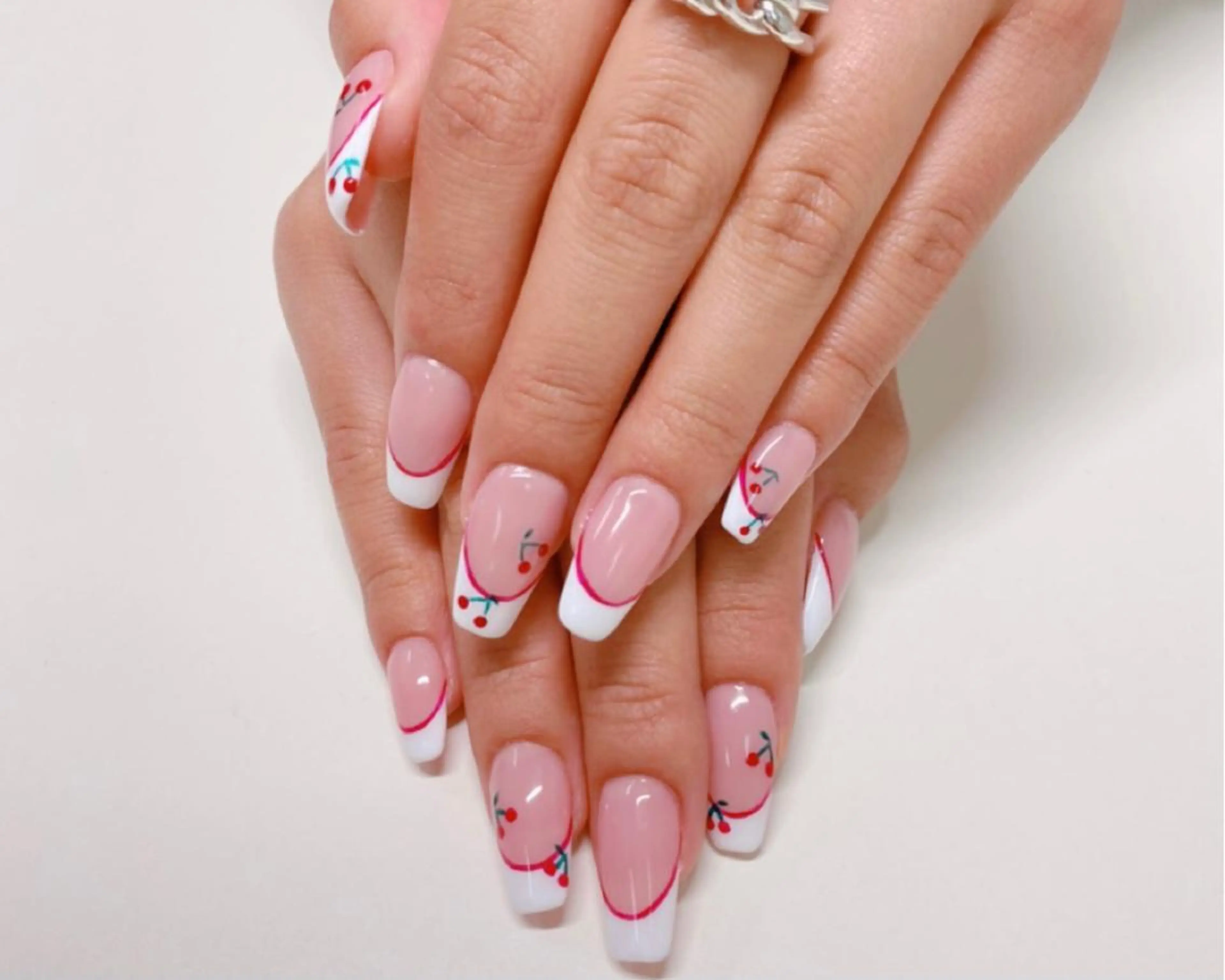 ネイル アートネイル フレンチネイル ビアンカ武蔵小金井 ほしののネイルデザイン