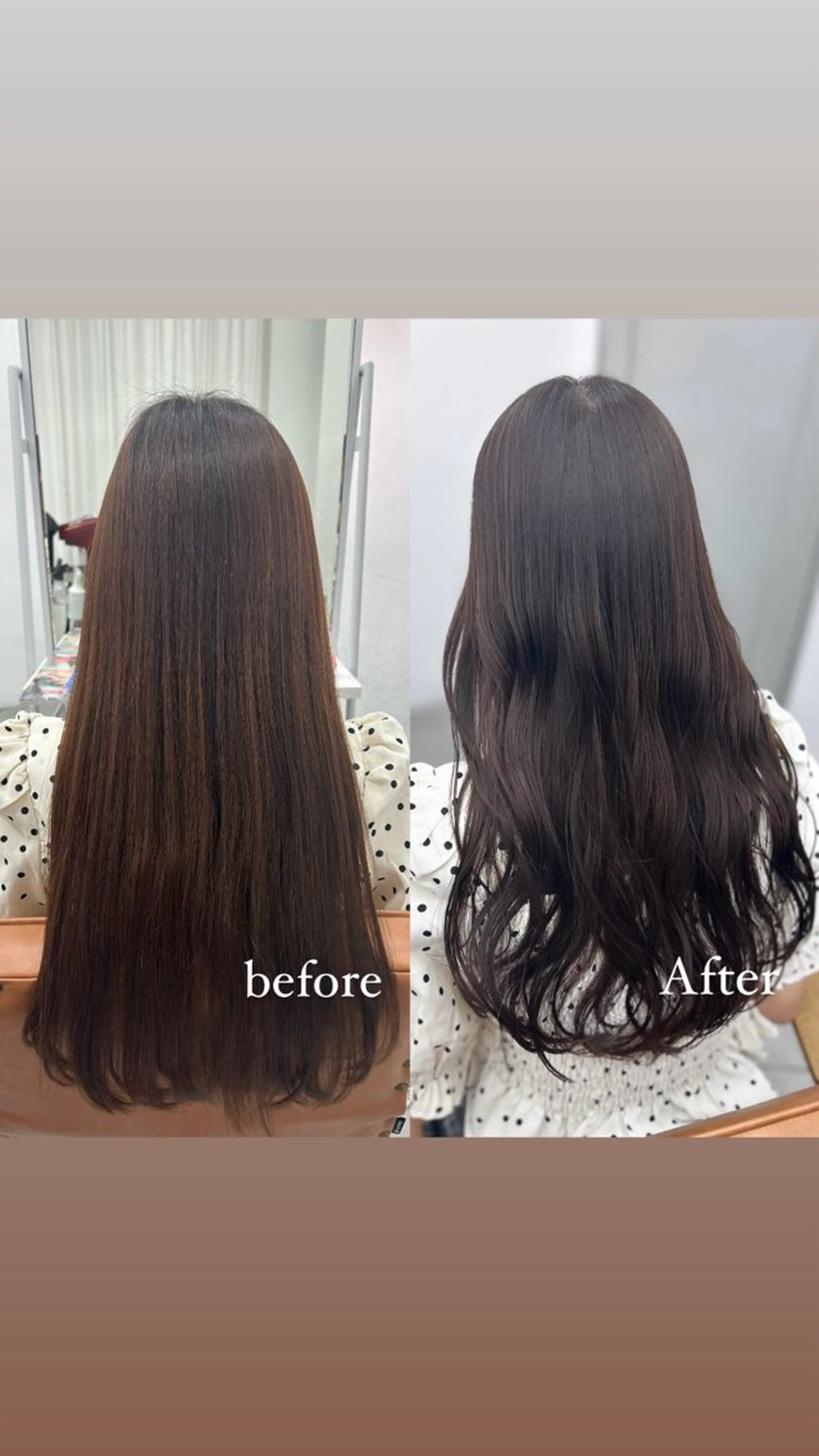 ロング ☘️透明感オリーブ ナミ☘️のヘアスタイル