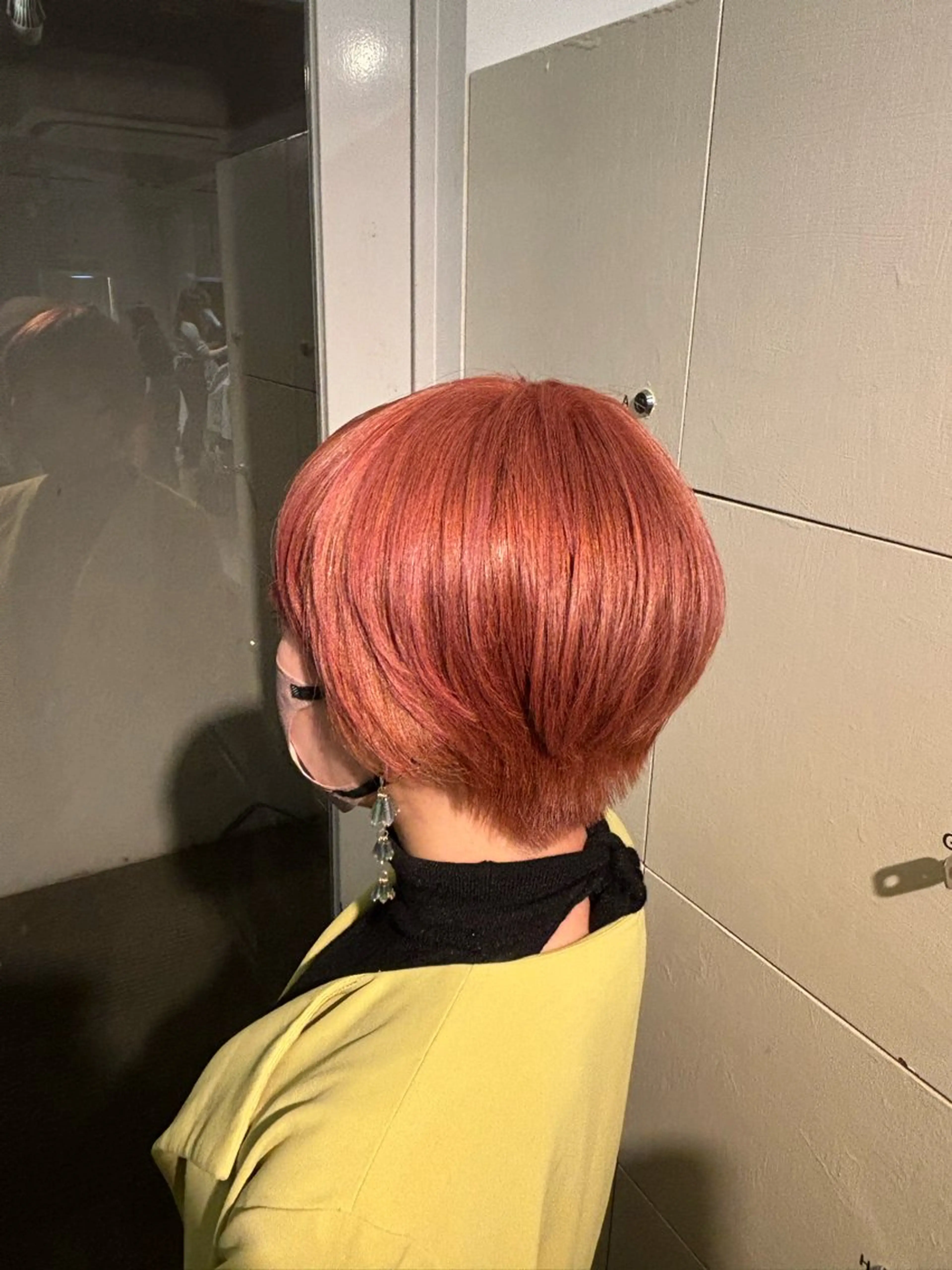 カラー メンズパーマ/透明感 カラー/影山乃愛のヘアスタイル