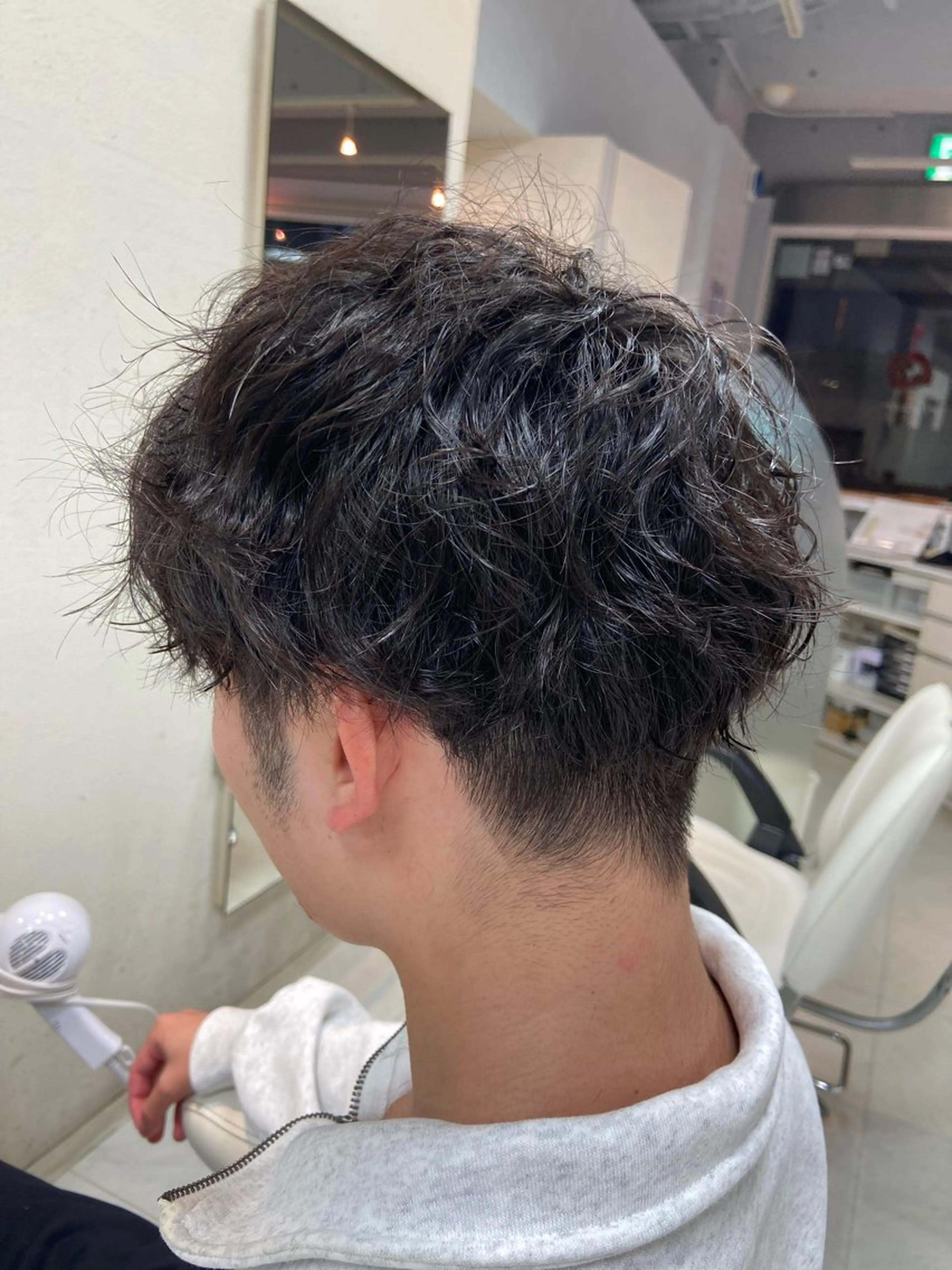 パーマ メンズ カット パーマ 菊地 美憂のヘアスタイル