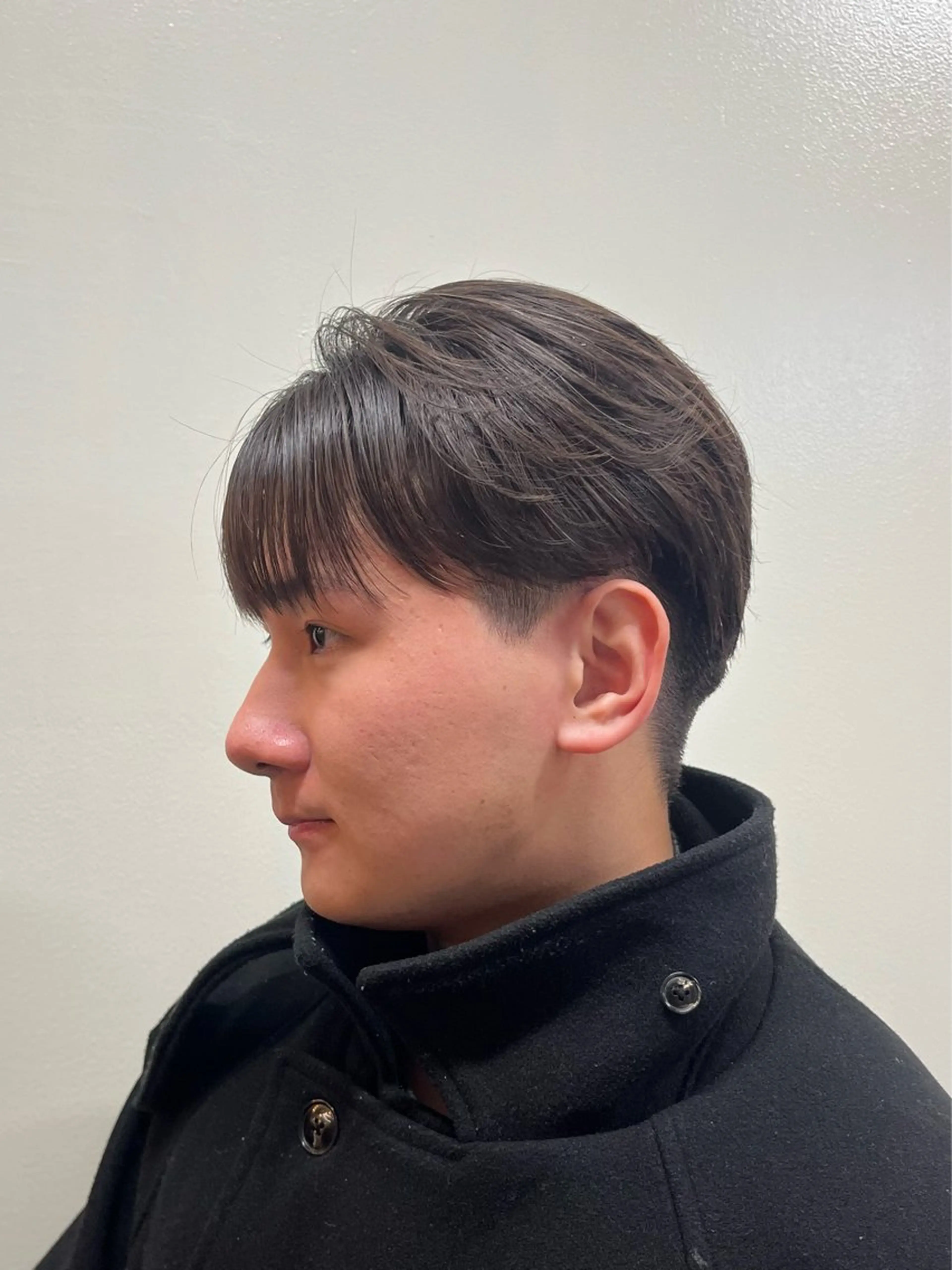 ショート パーマ メンズ マッシュ カット パーマ 韓国風メンズ/毛流れ ヘアなら須田龍世のヘアスタイル