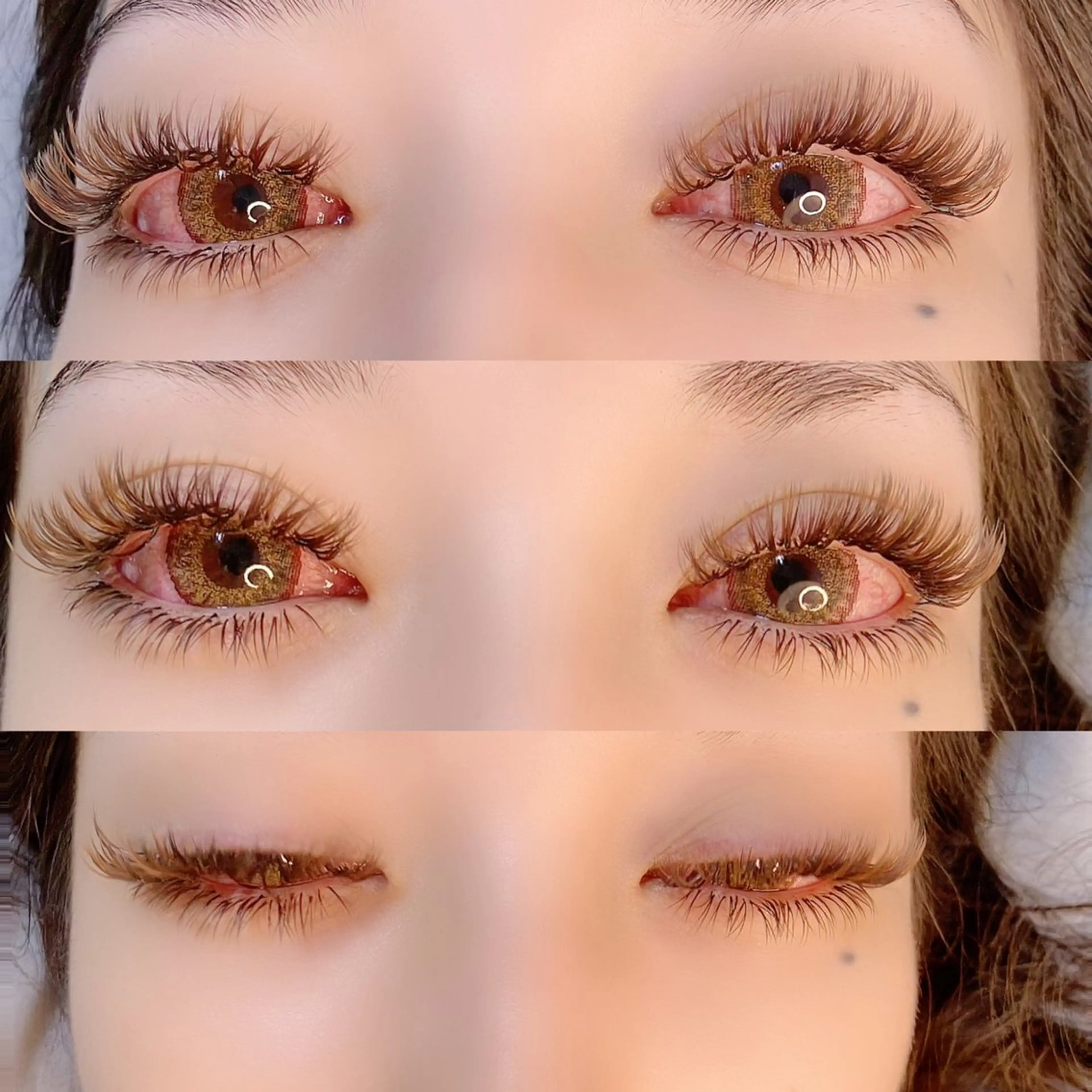 マツエク・マツパ 付け放題 カラーマツエク ボリュームラッシュ マツエク linda lashesのマツエク・マツパデザイン