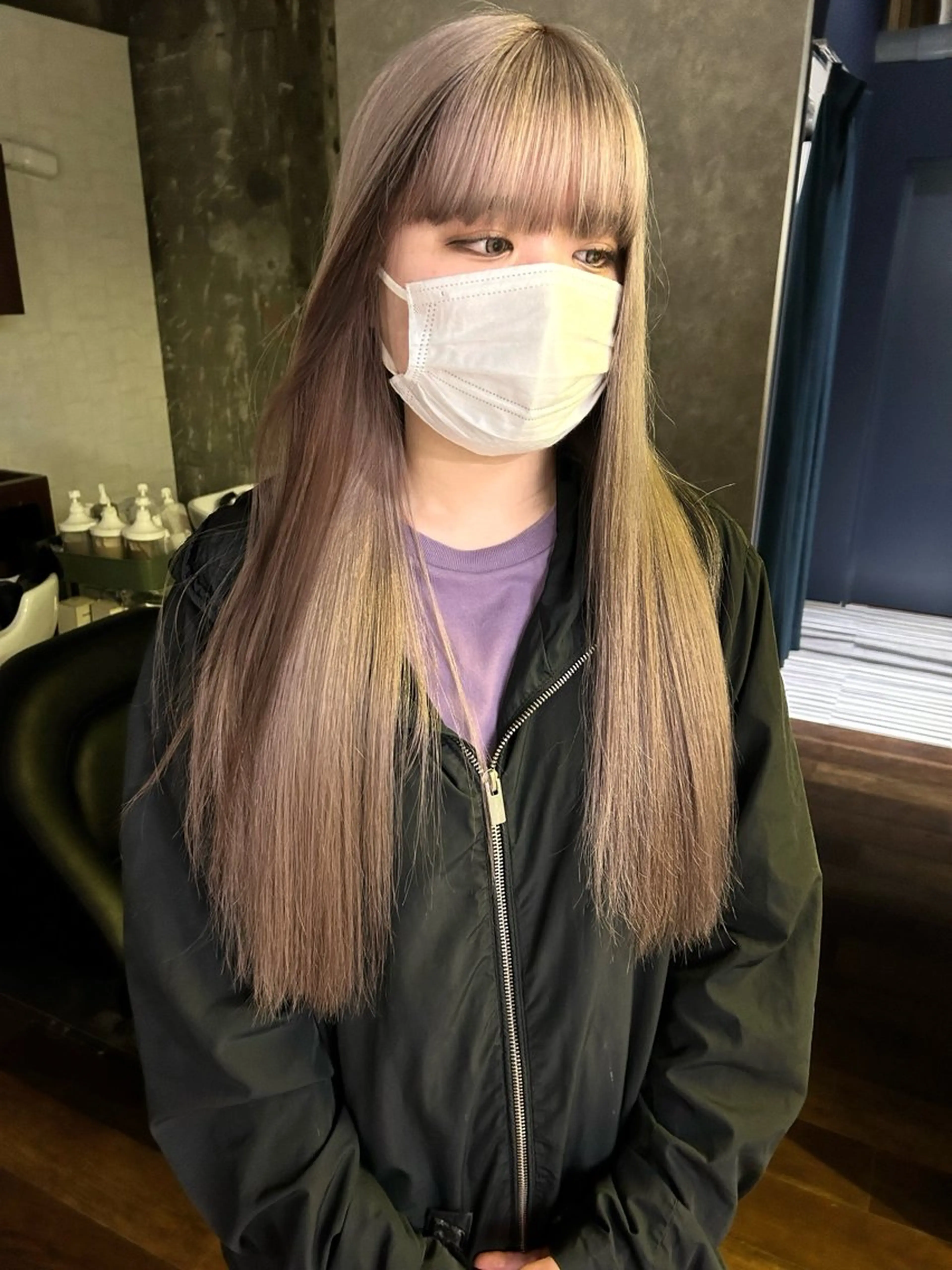 ロング カラー ナチュラル・ハイトー ン🏆HINOKIのヘアスタイル