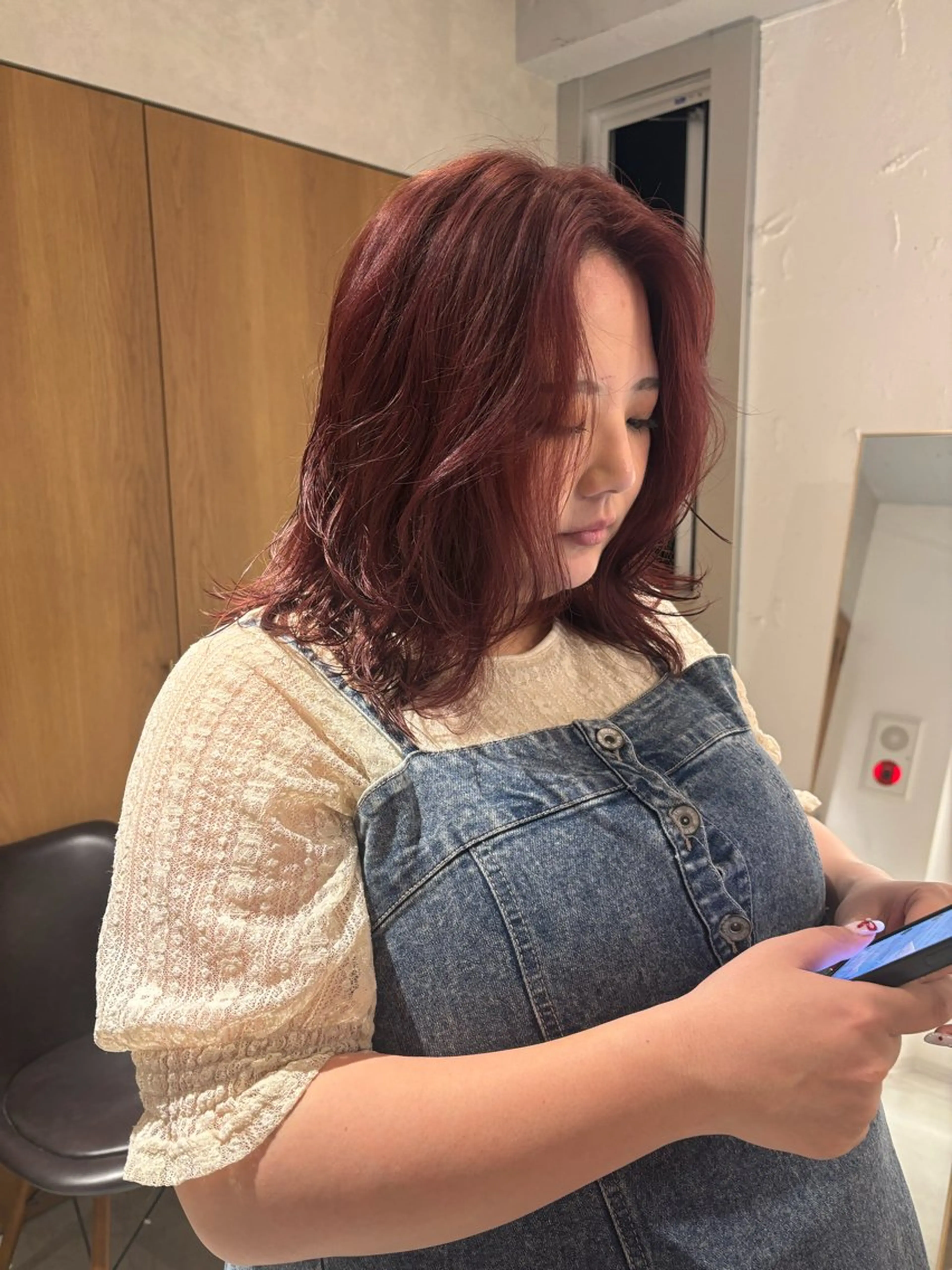 ミディアム カラー mei｜顔まわり ×透明感カラーのヘアスタイル