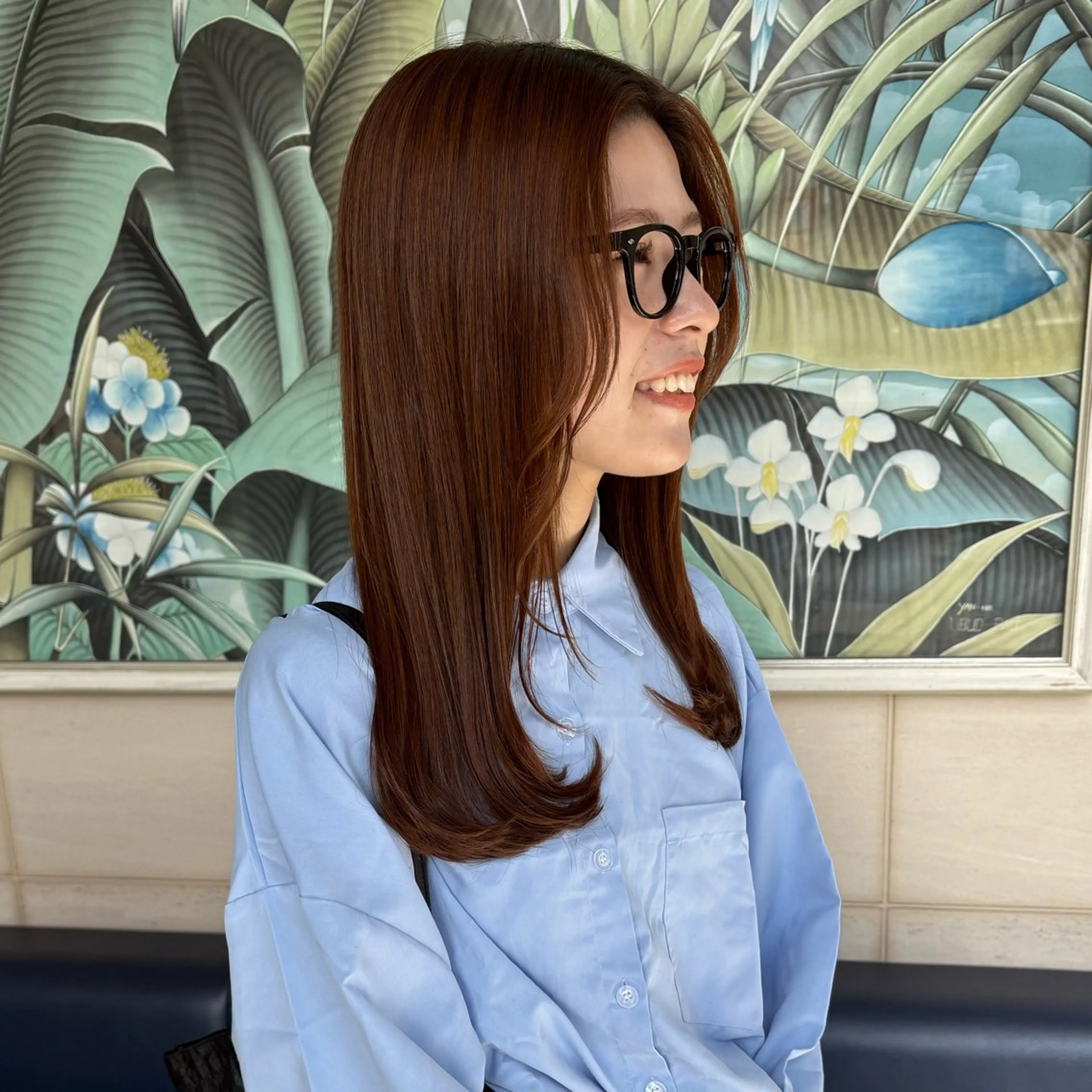 👩🏻🍋人気No.1☝🏻平日限定カット + カラー + オージュアトリートメントの写真