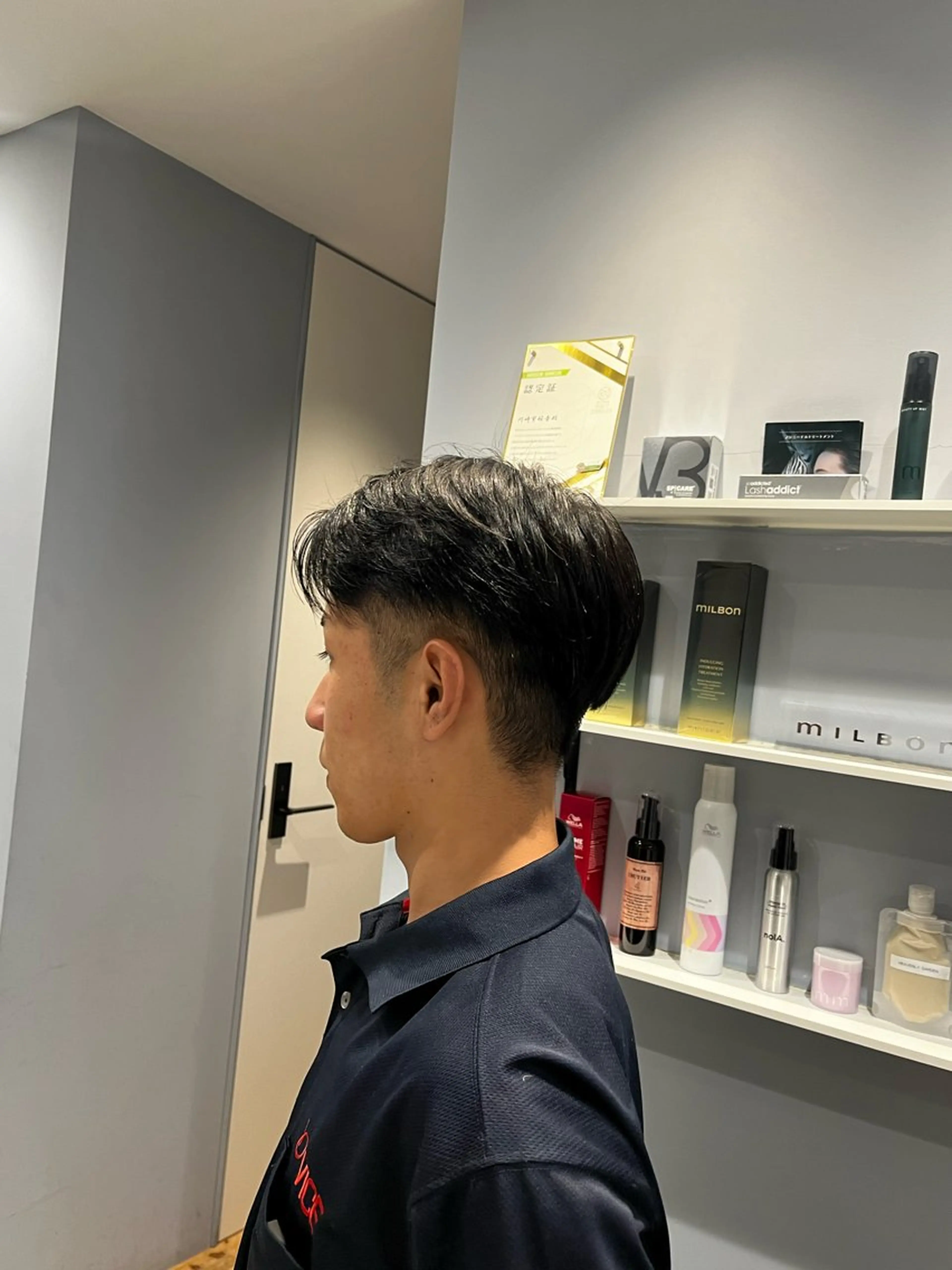 メンズ まみ/暖色カラー /デザインカラーのヘアスタイル