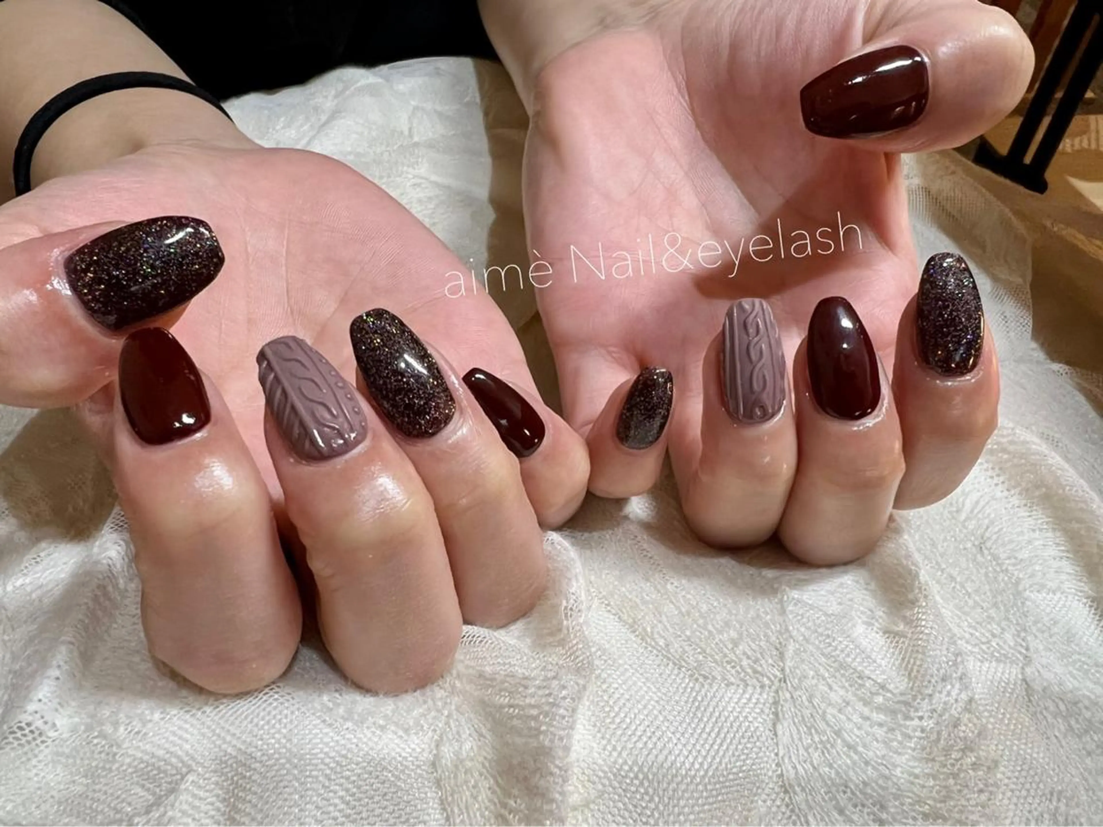 ネイル aime 中崎町のネイルデザイン