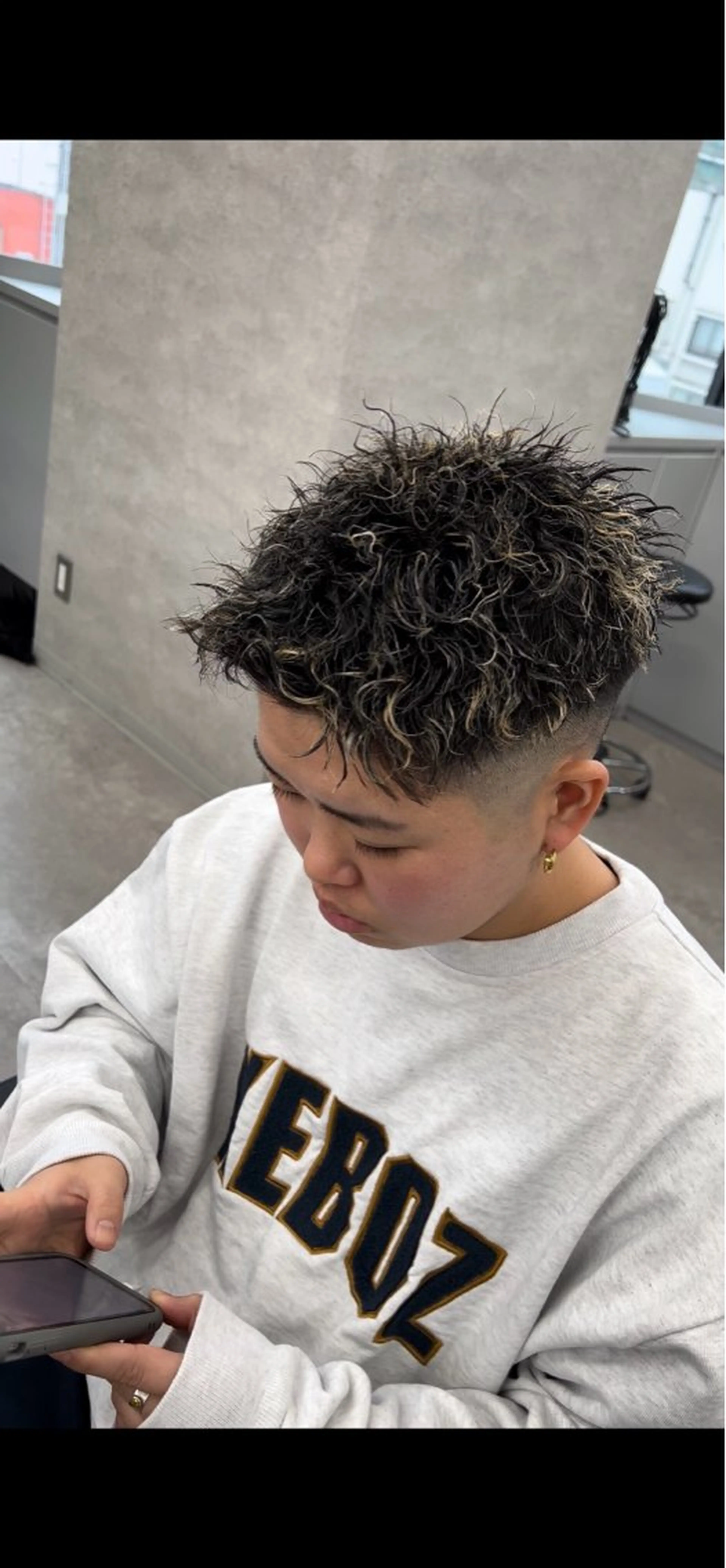 パーマ メンズ 新世代パーマ⚡️ の達人トモ⚡️のヘアスタイル