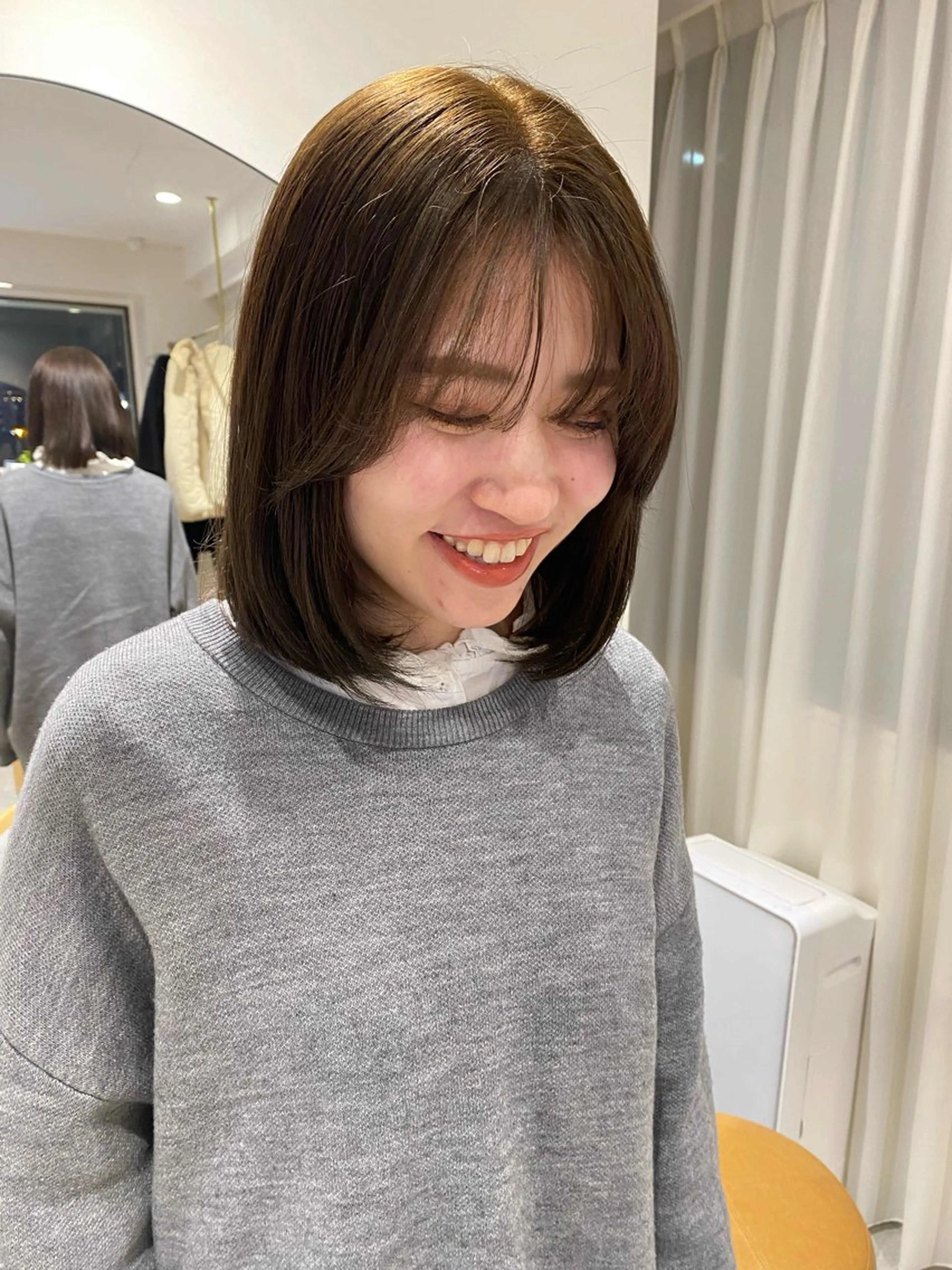 カラー knock所属・knock　國友 華乃のヘアスタイル