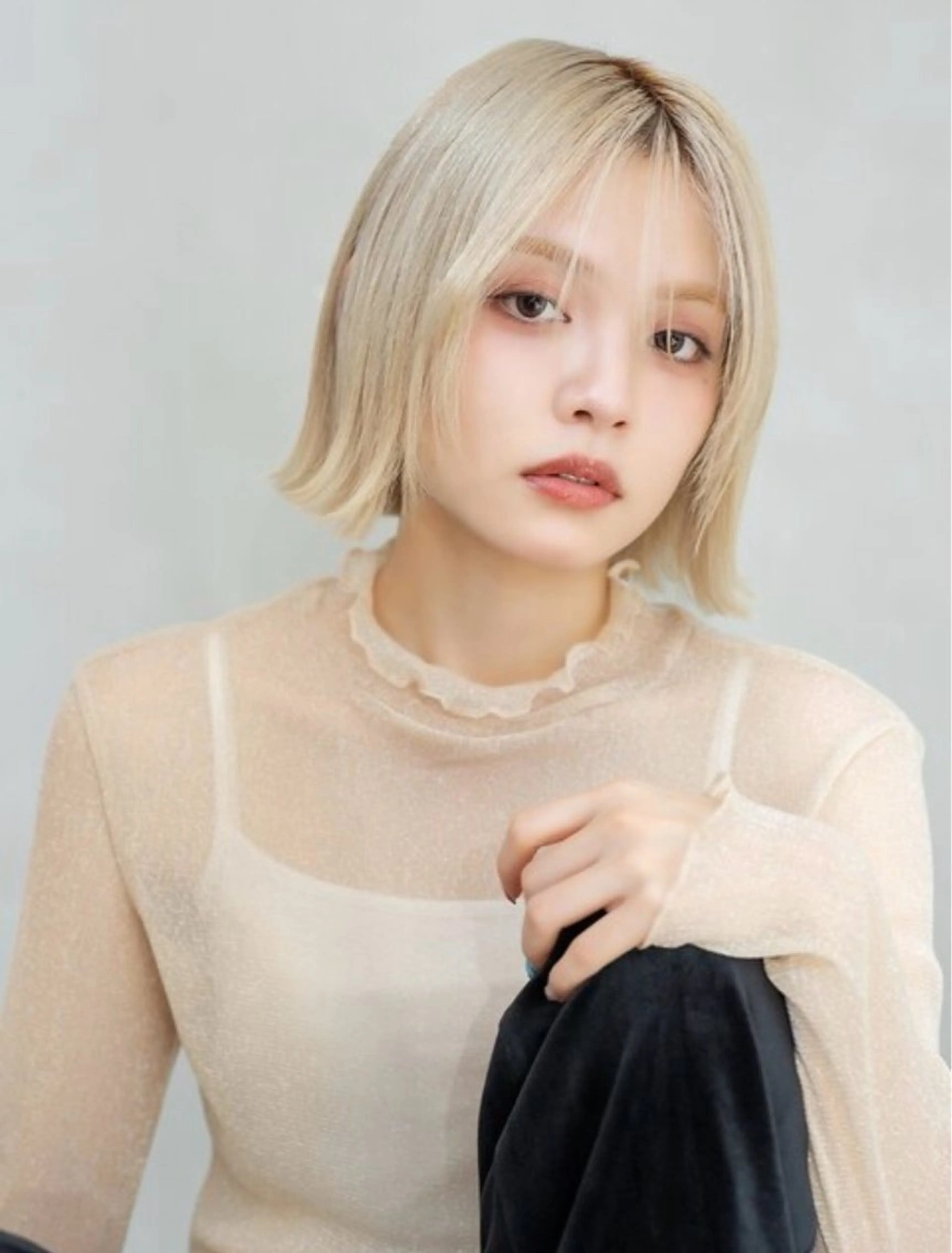 ショート カット ヘアカラー ☘️透明感×レイヤー / 久保田 涼のヘアスタイル