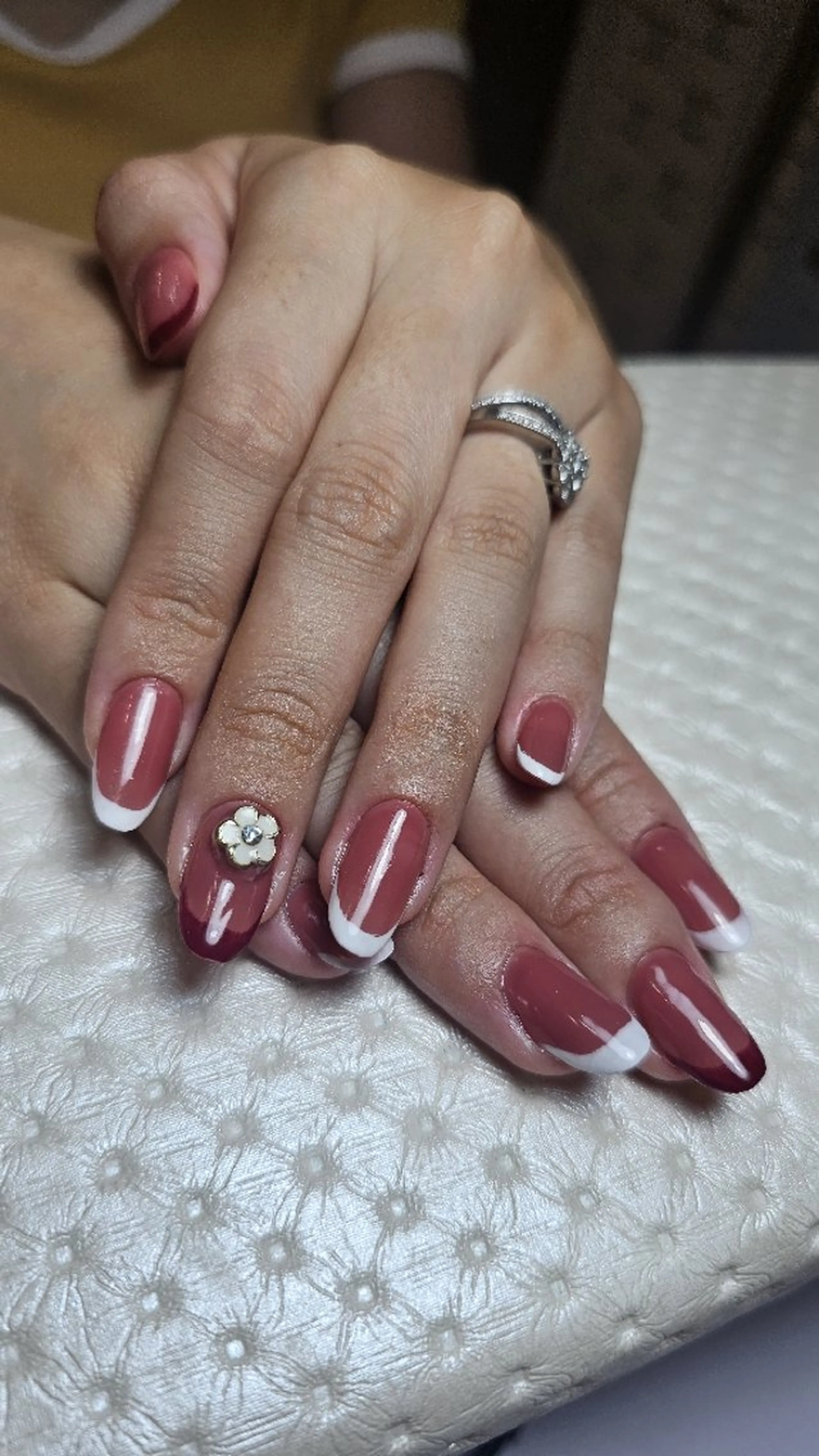 🟢長さだしスカルプ➡️ガラスフ レンチ🌟フ レンチ💫フィルインオ ✨2色まで[フ込み[ オフのみ+30分]の写真