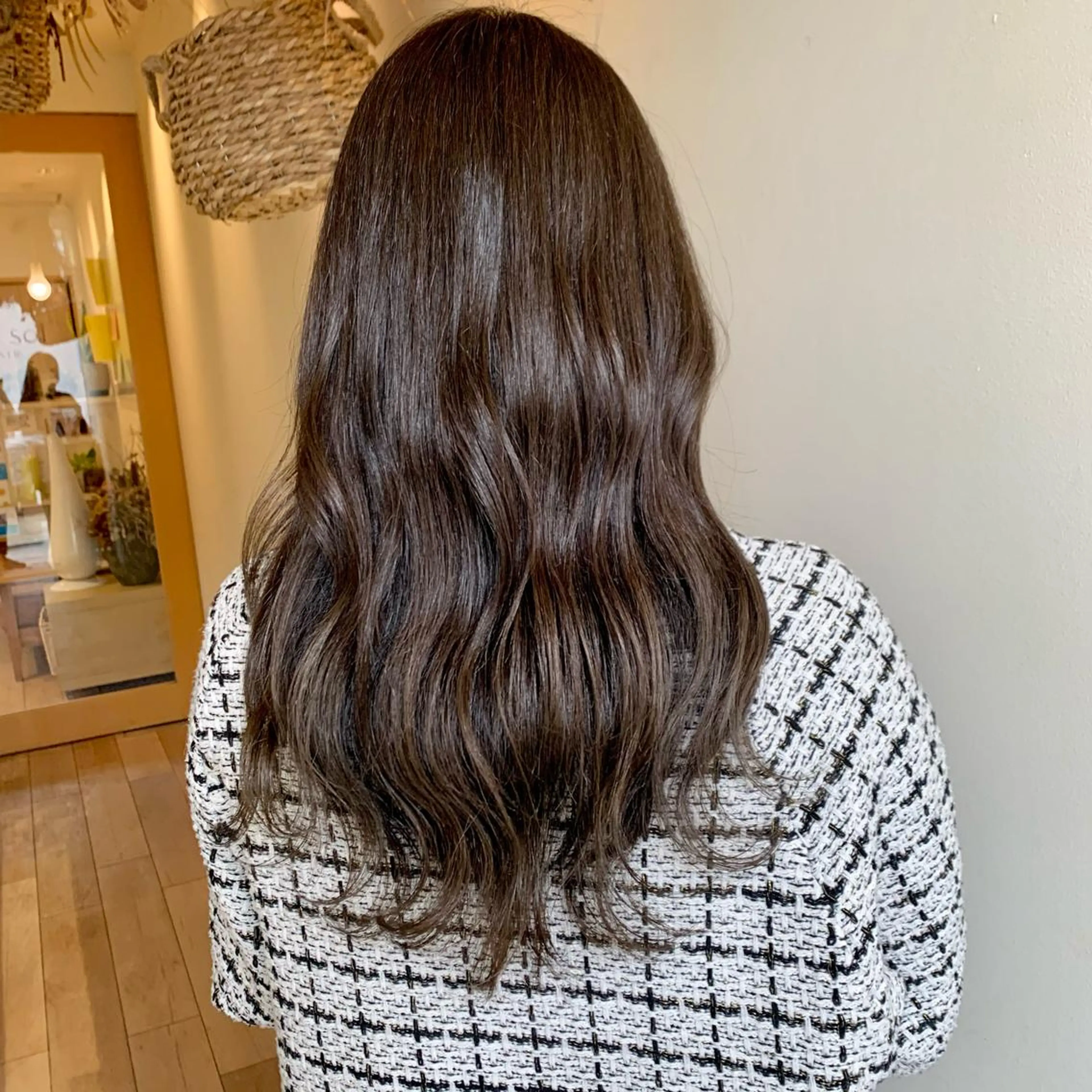 ロング カラー ブラウンカラー 山本 知佳のヘアスタイル