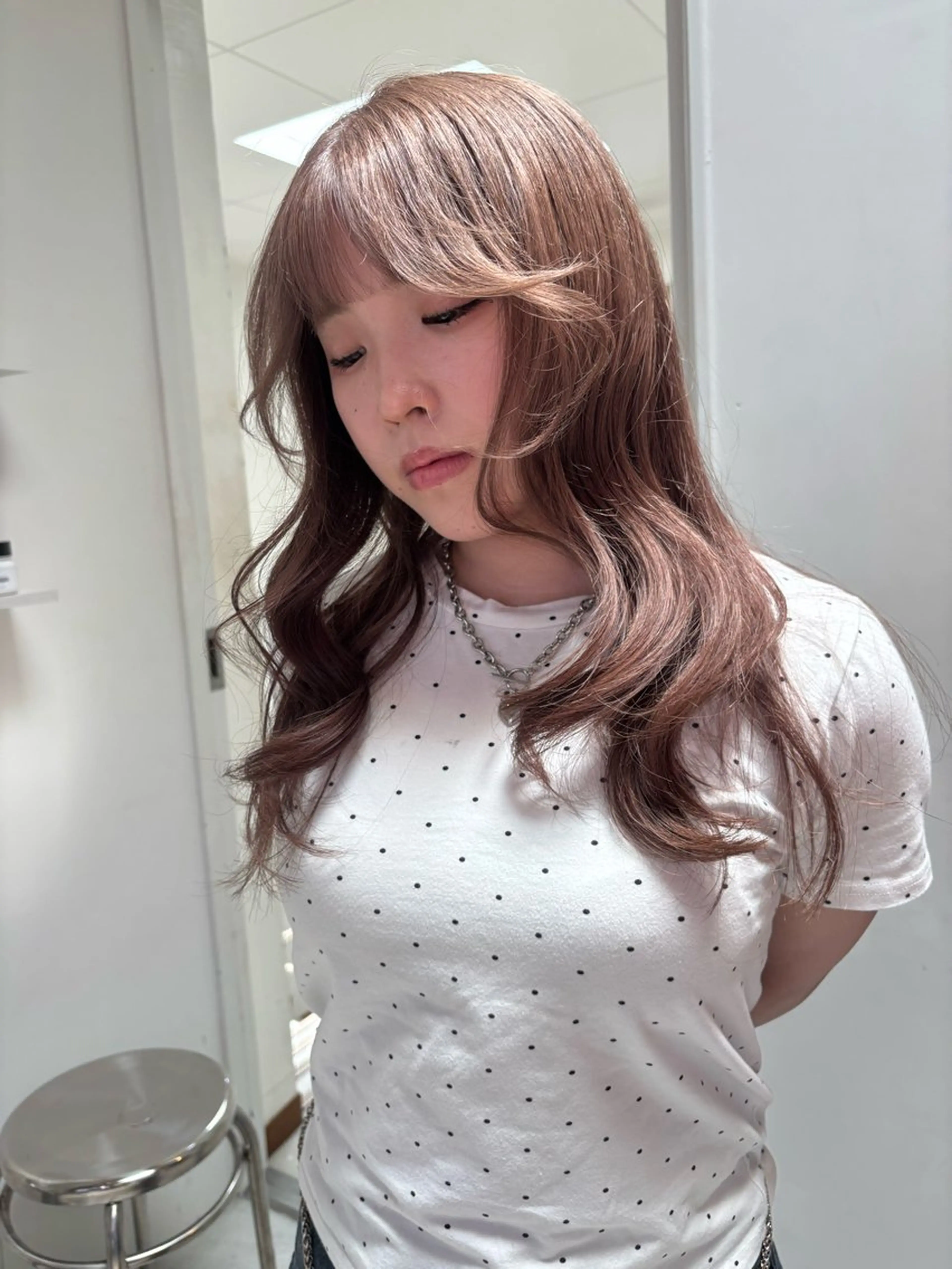 セミロング レイヤーカット Zoey きゃなのヘアスタイル