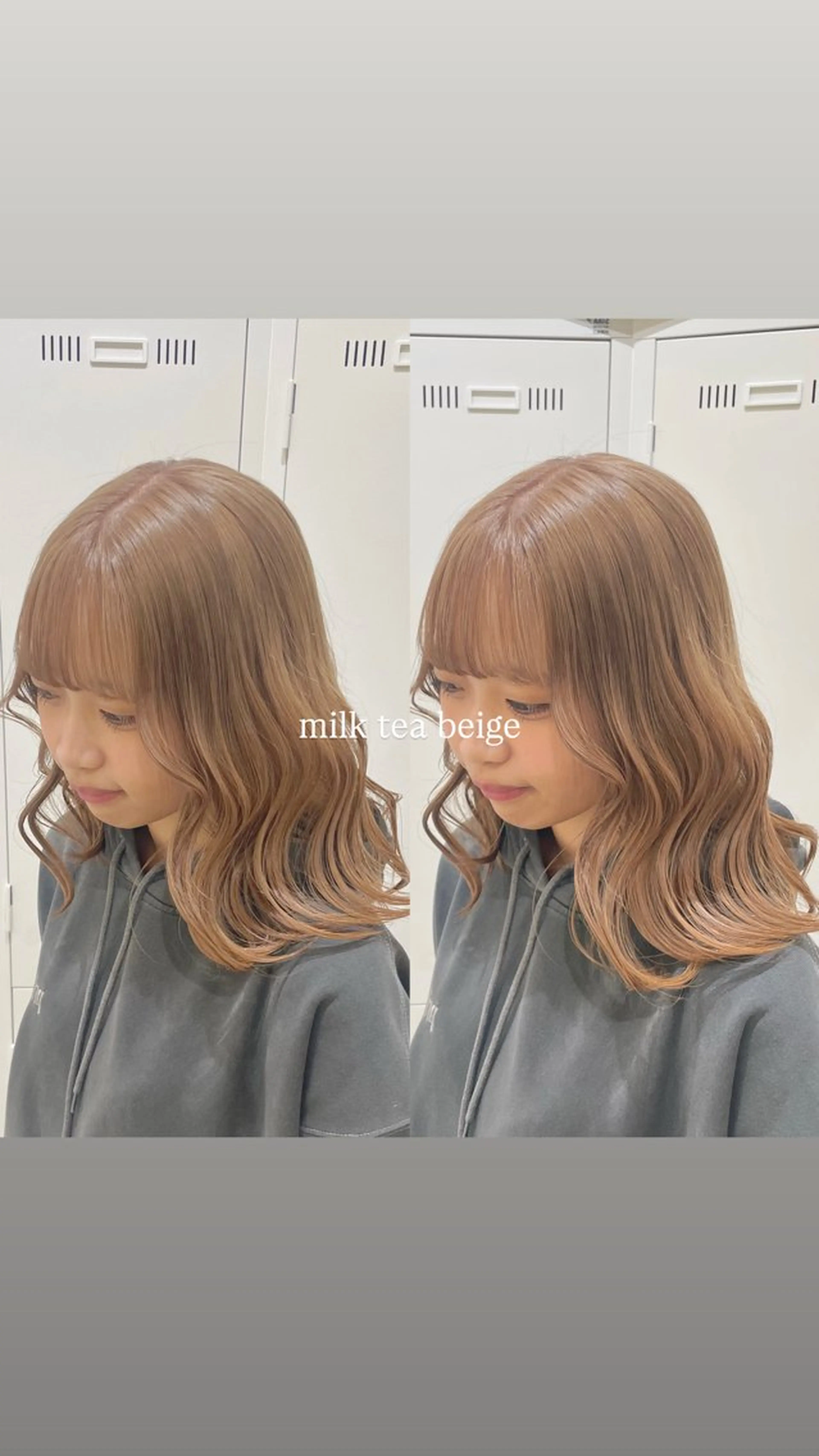 セミロング カラー 艶髪/ハイトーン ️🫧rino🫧のヘアスタイル