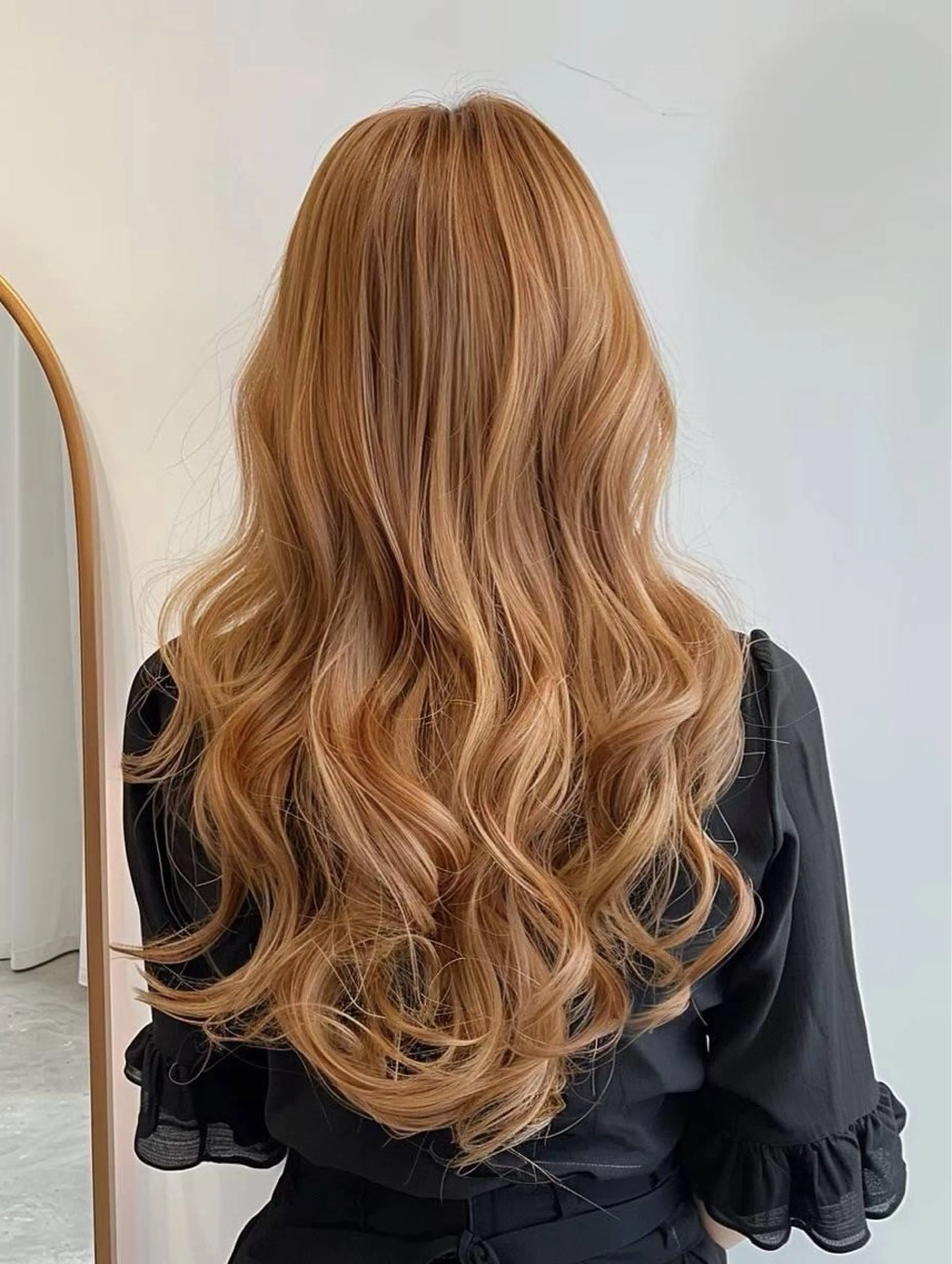 🌙ブリーチなし暖色系ダブルカラー🌙ピンク・ラベンダー・オレンジ系透明感カラー可能🉑の写真