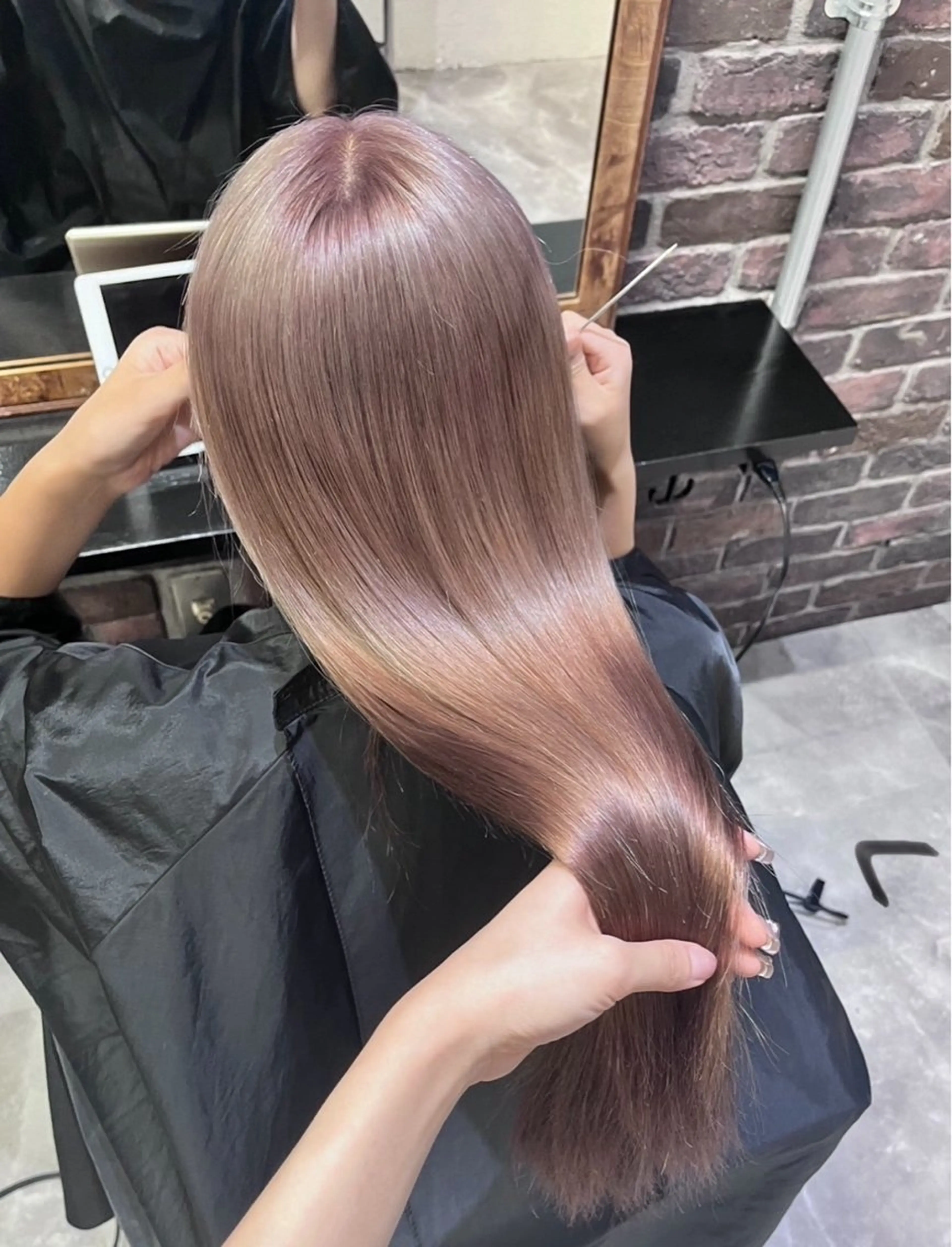 ロング カラー ハイトーン/髪質改善 /Akuaのヘアスタイル