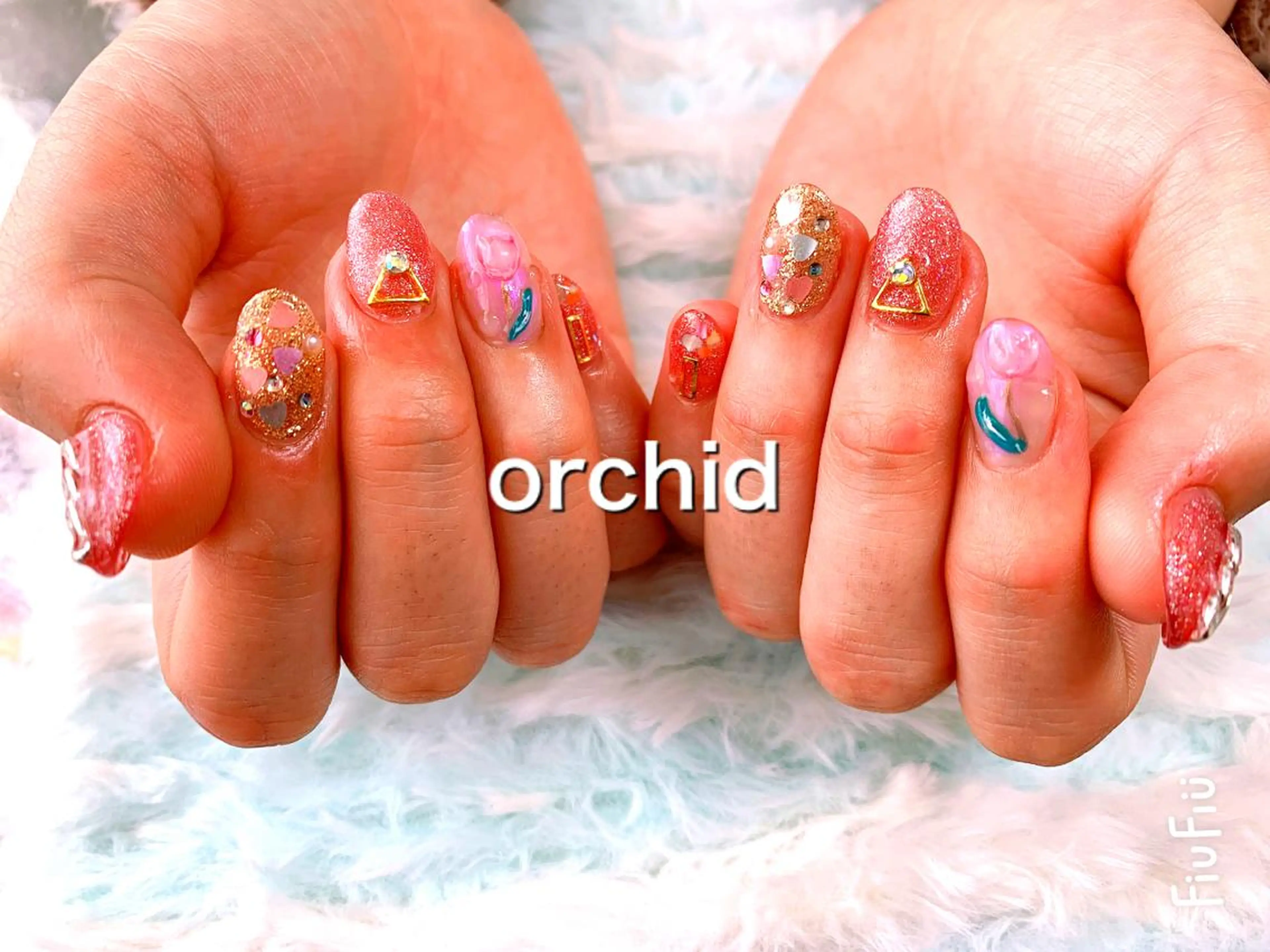 ネイル orchid ♡オーキッドのネイルデザイン