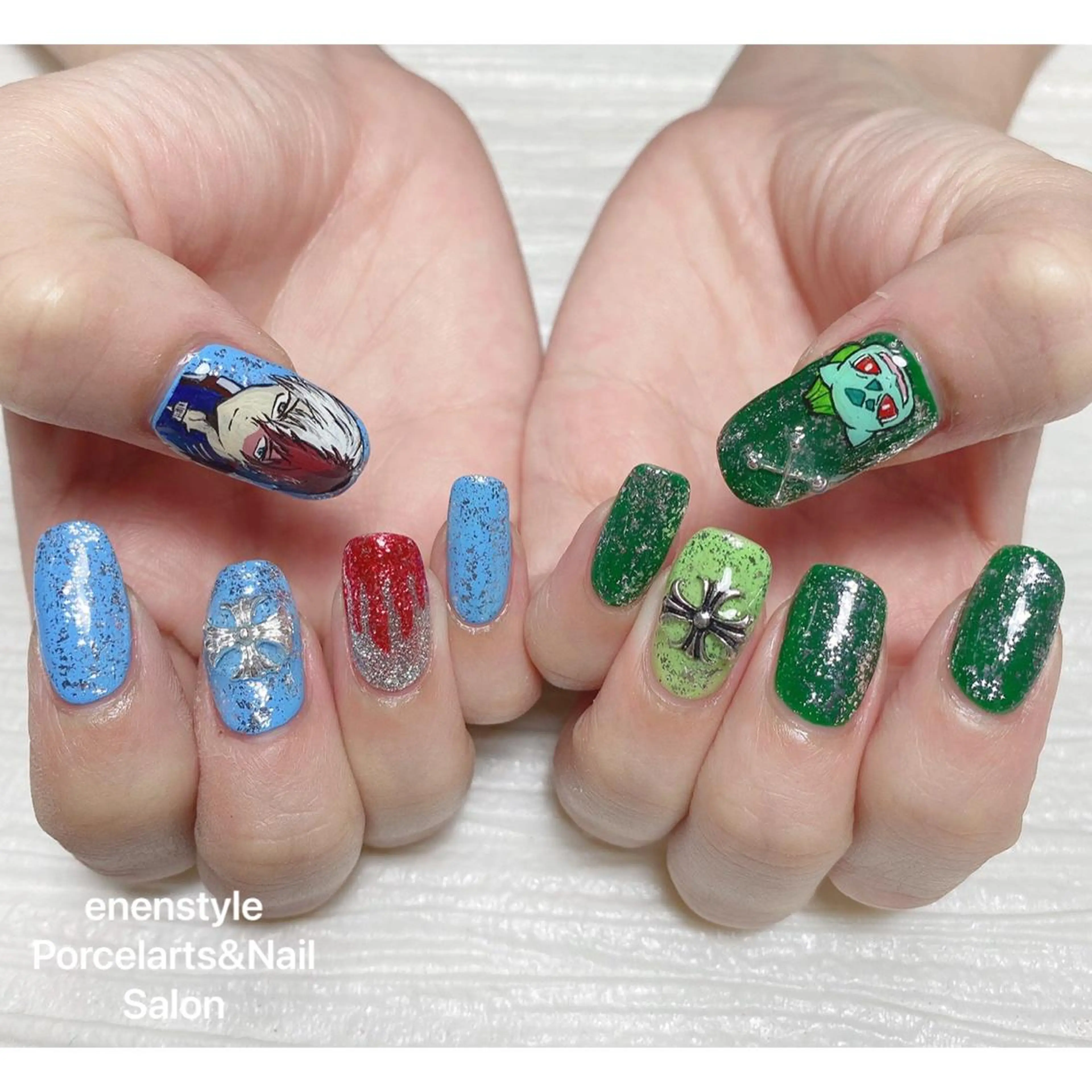 ミディアム ネイル 👑enen style👑のネイルデザイン