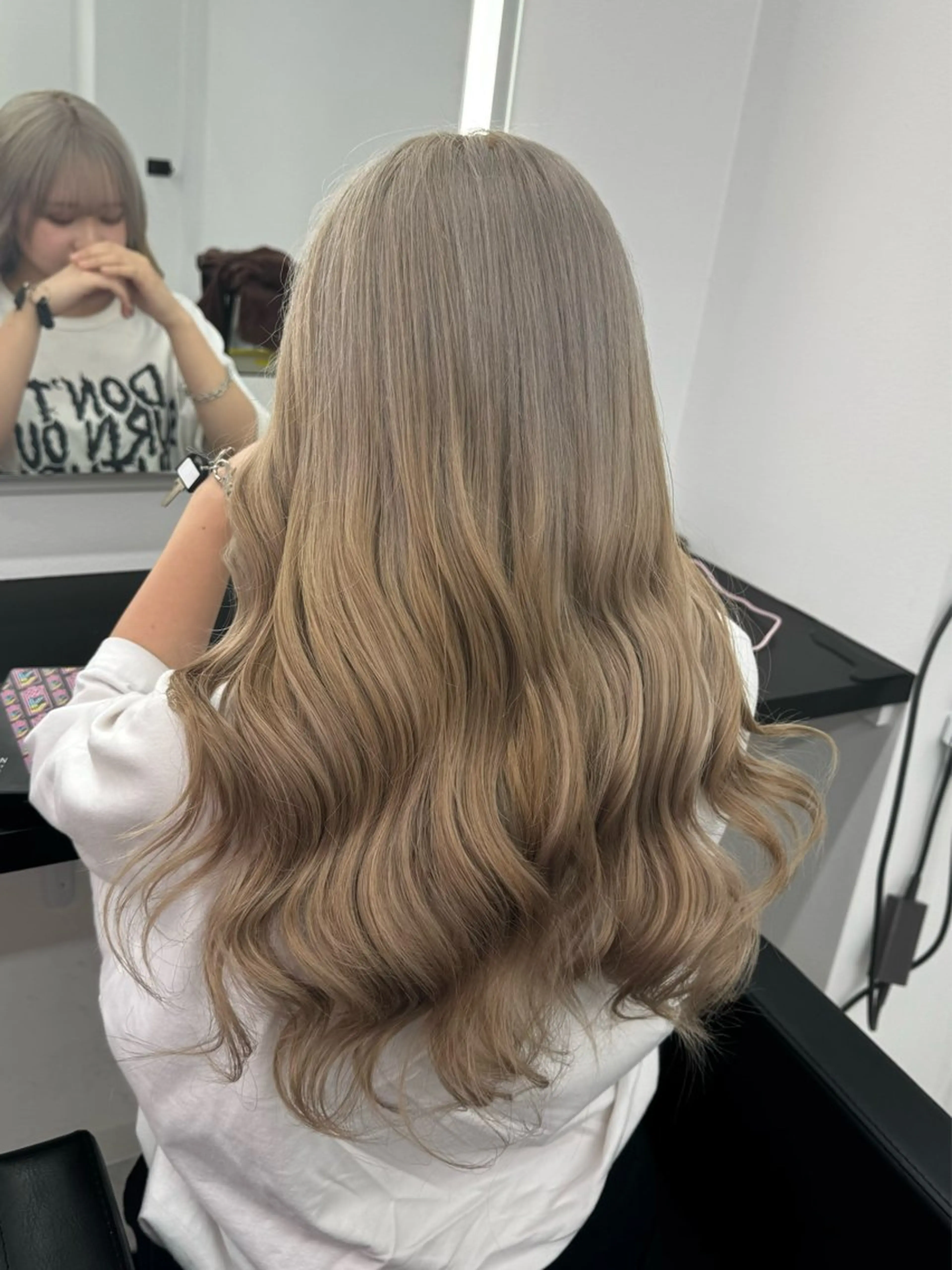 ロング ヘアカラー トリートメント EGO所属・ブリーチカラー💖 rukaのヘアスタイル