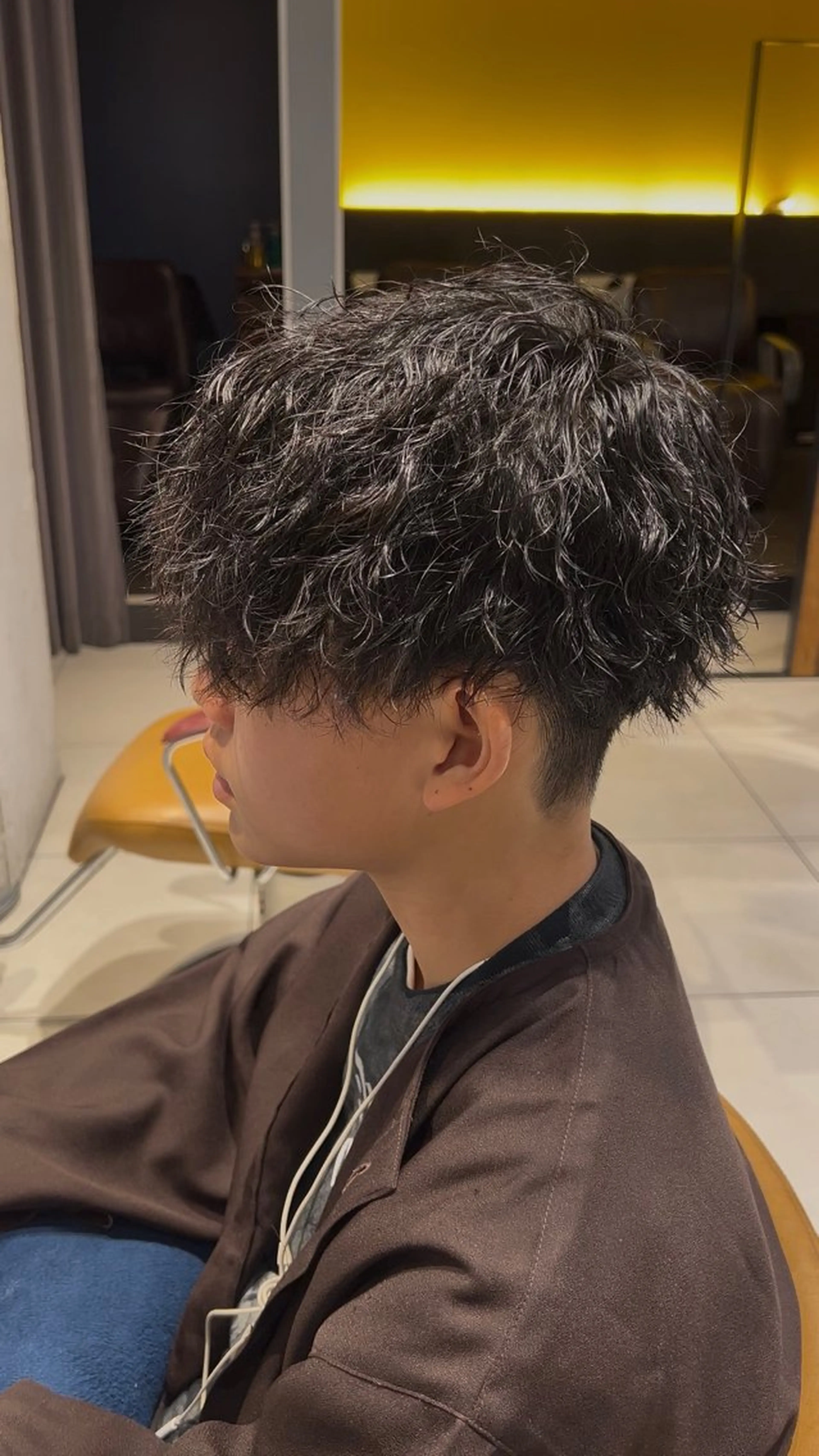ショート パーマ メンズ EARTH AOBADAIのヘアスタイル