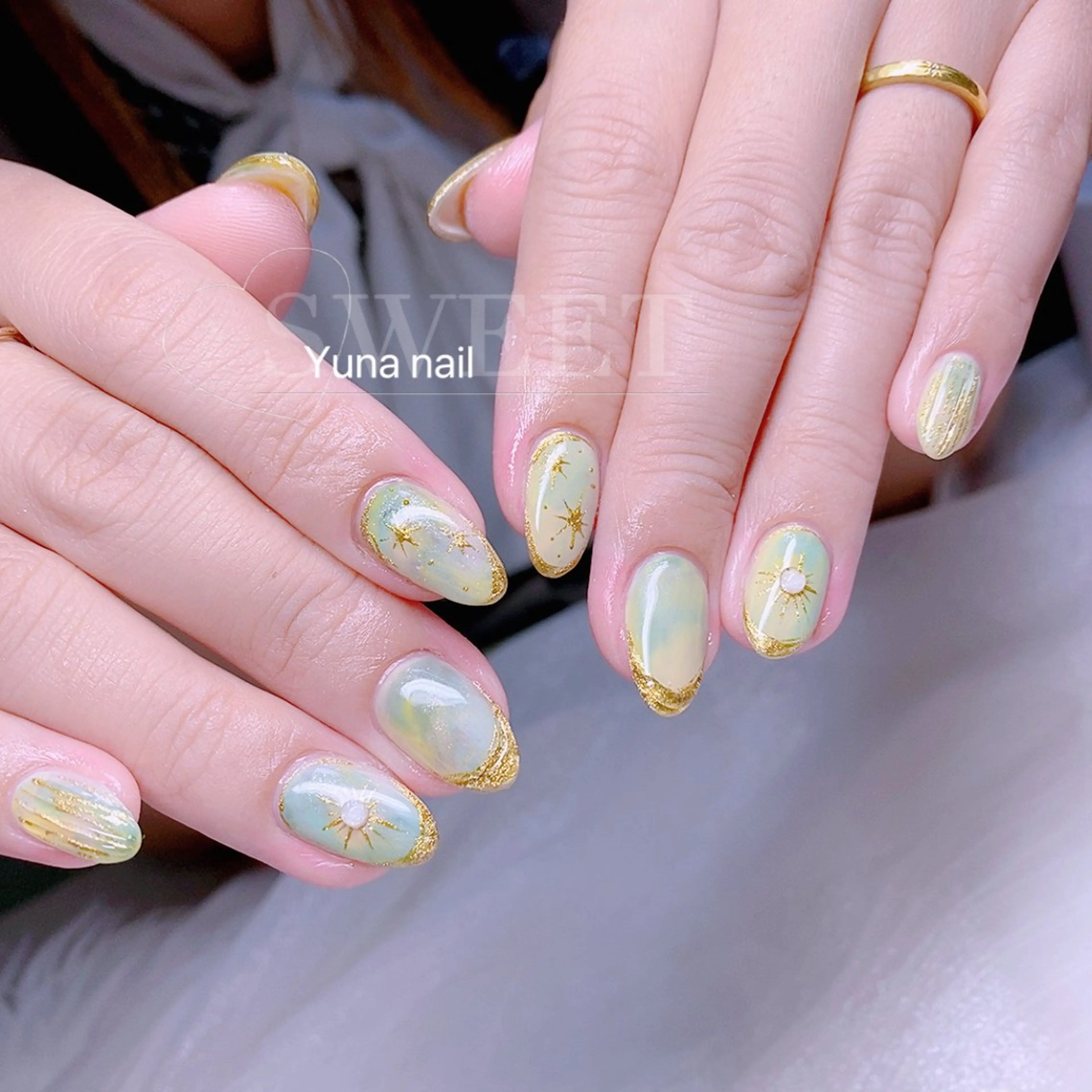 ネイル フレンチネイル ニュアンスネイル 夏ネイル Nail Yunaのネイルデザイン