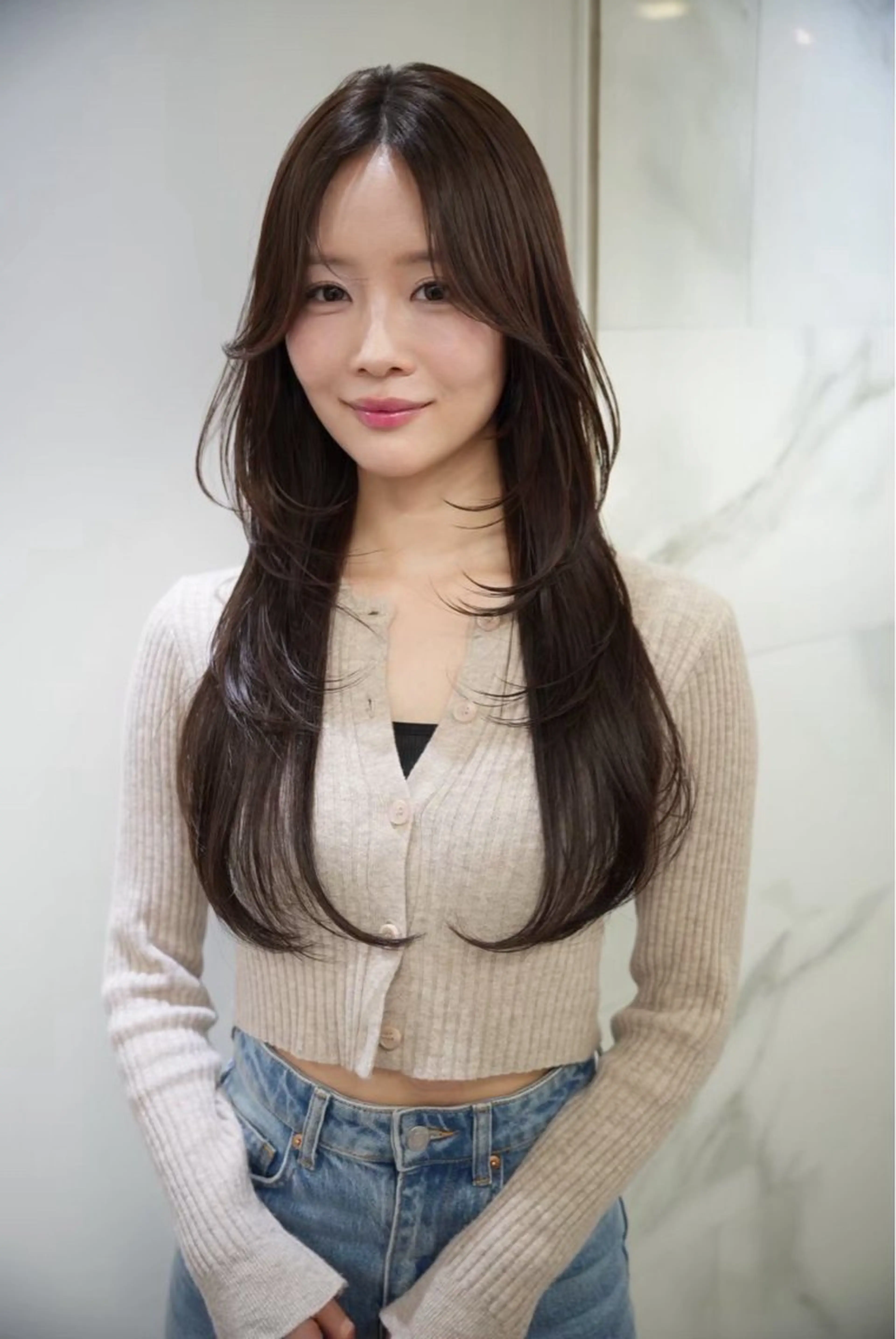 ロング カラー ヘアアレンジ 加賀 千聖 /soigneのヘアスタイル