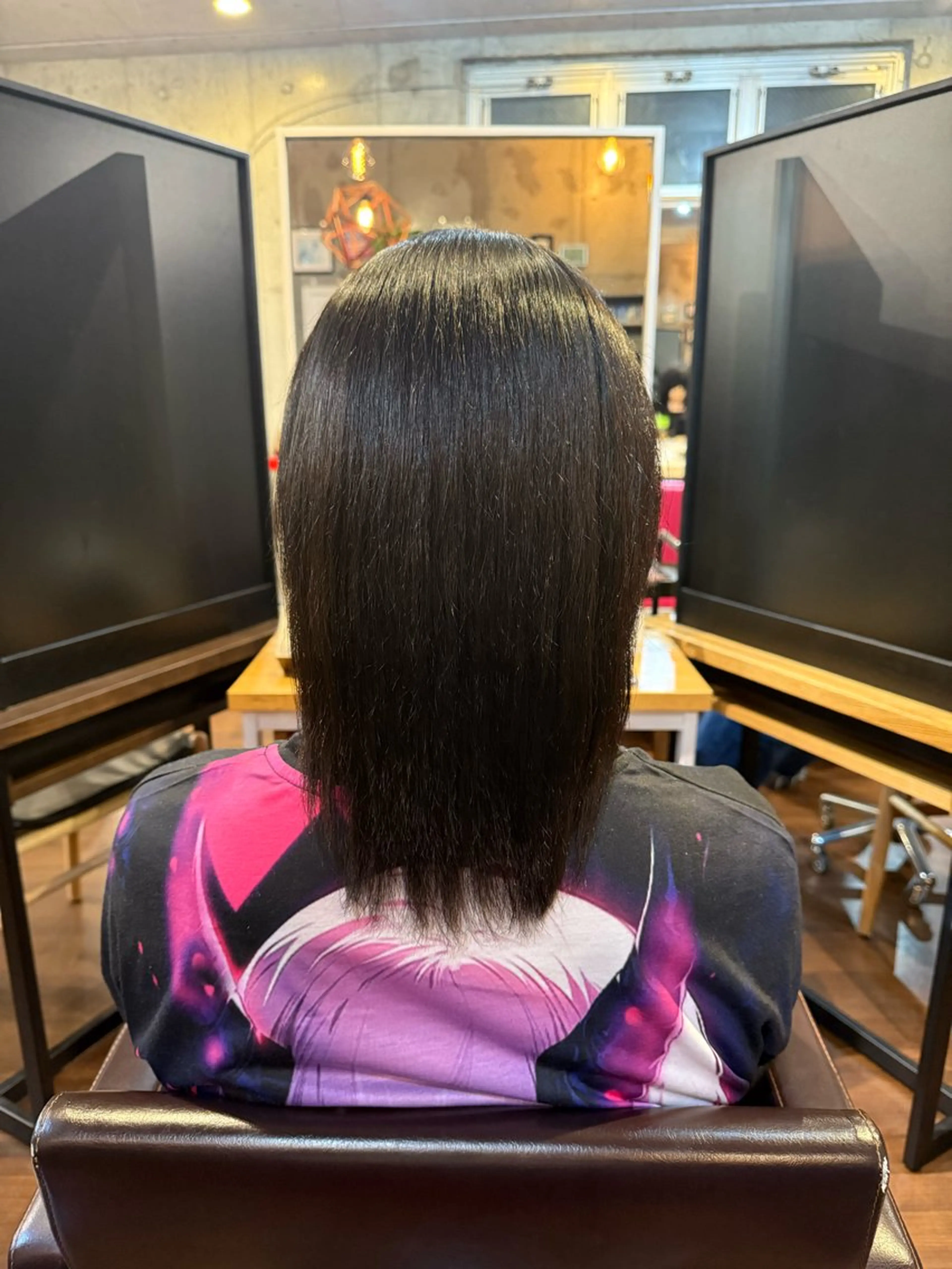 ミディアム メンズ 縮毛矯正 トリートメント 縮毛矯正 1+unplus所属・高杉 愛のヘアスタイル