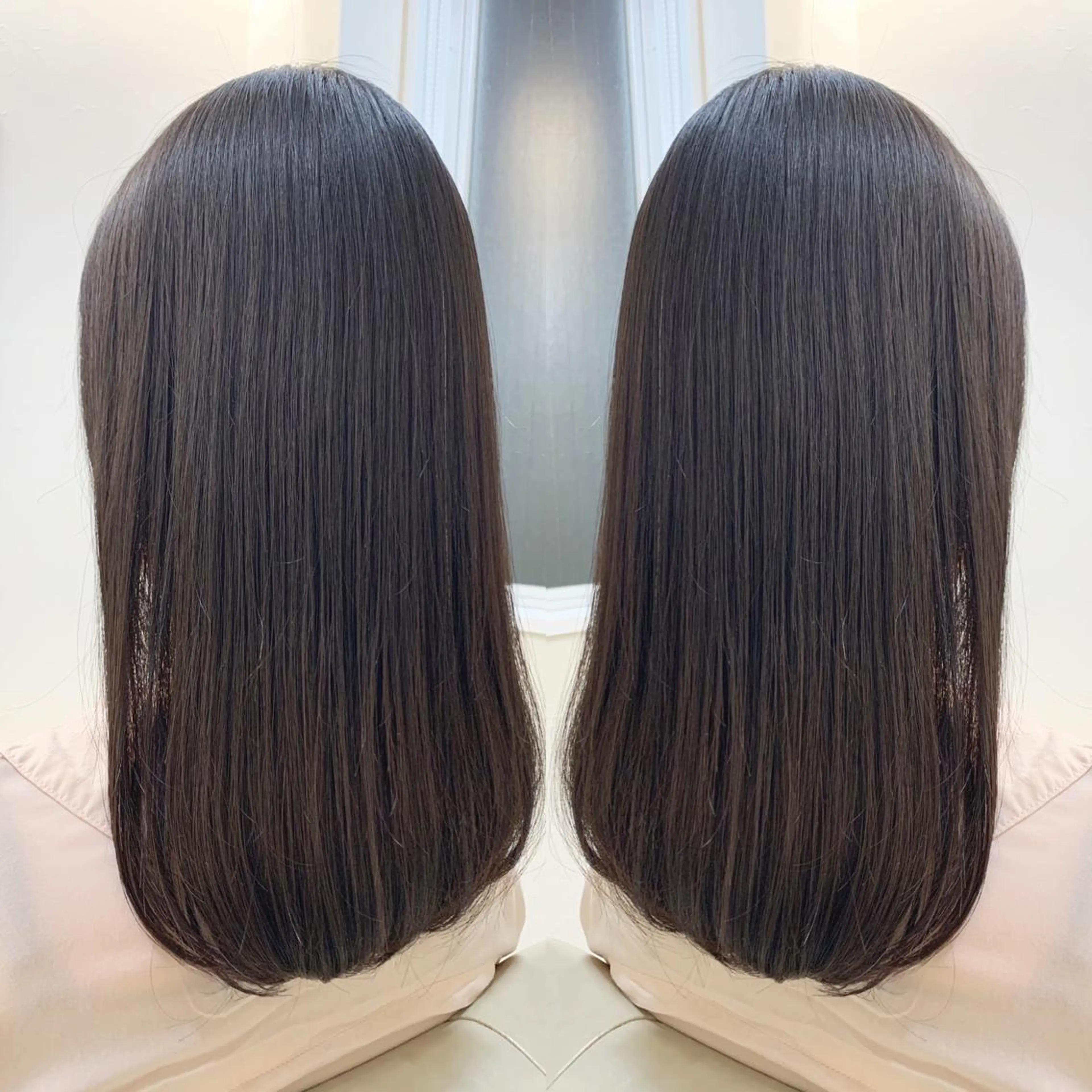 セミロング 髪質改善 縮毛矯正 カット 縮毛矯正 H所属・H (エイチ) 烏丸御池店のヘアスタイル