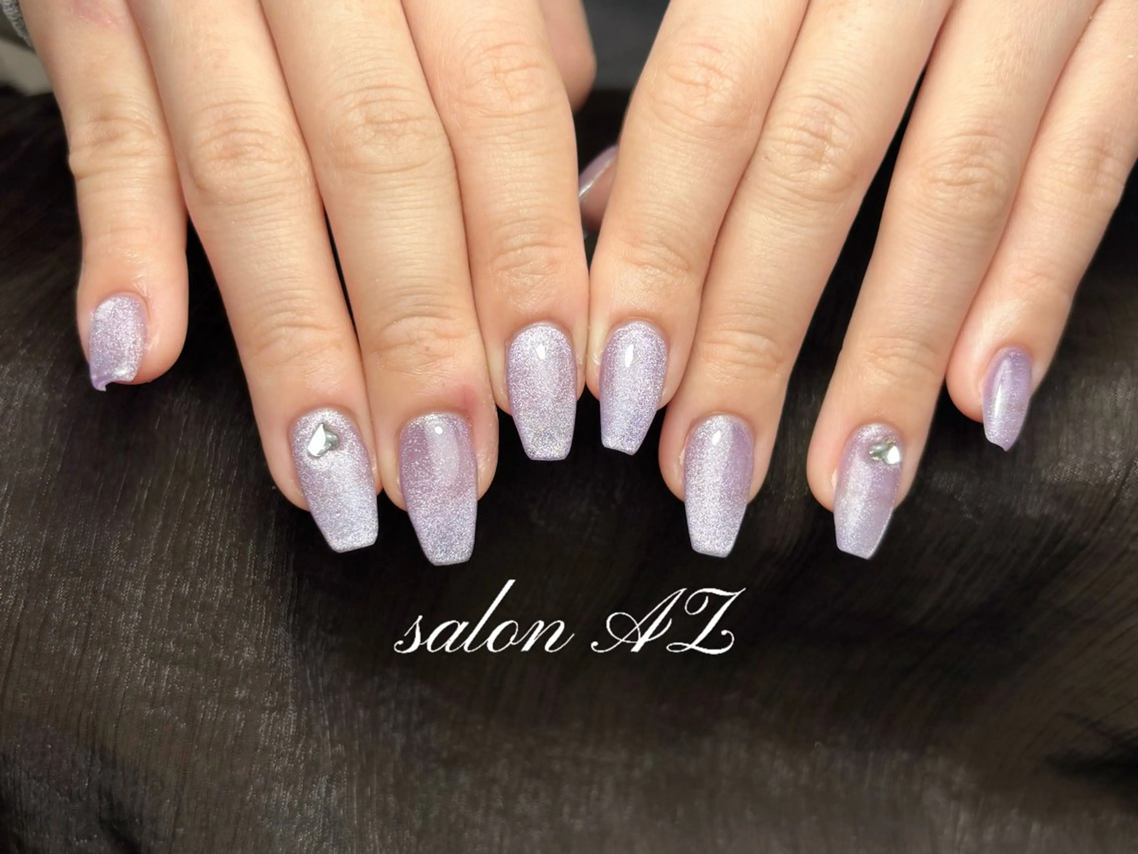 ネイル 長さ出し フットネイル フレンチネイル マグネットネイル ニュアンスネイル salon AZのネイルデザイン