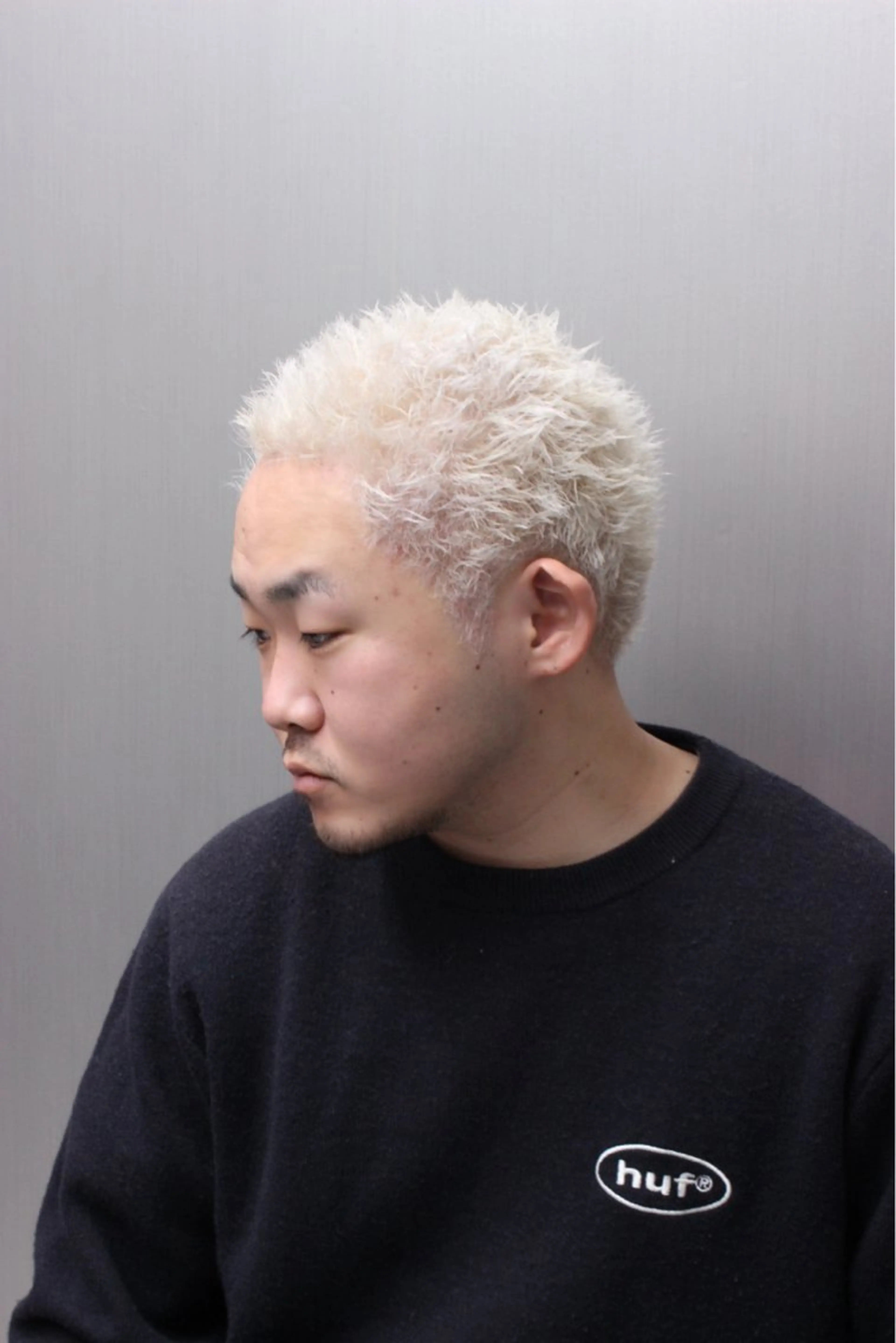 ショート カラー パーマ メンズ カット ヘアカラー パーマ 🔥メンズ/パーマ 🔥表参道/谷のヘアスタイル