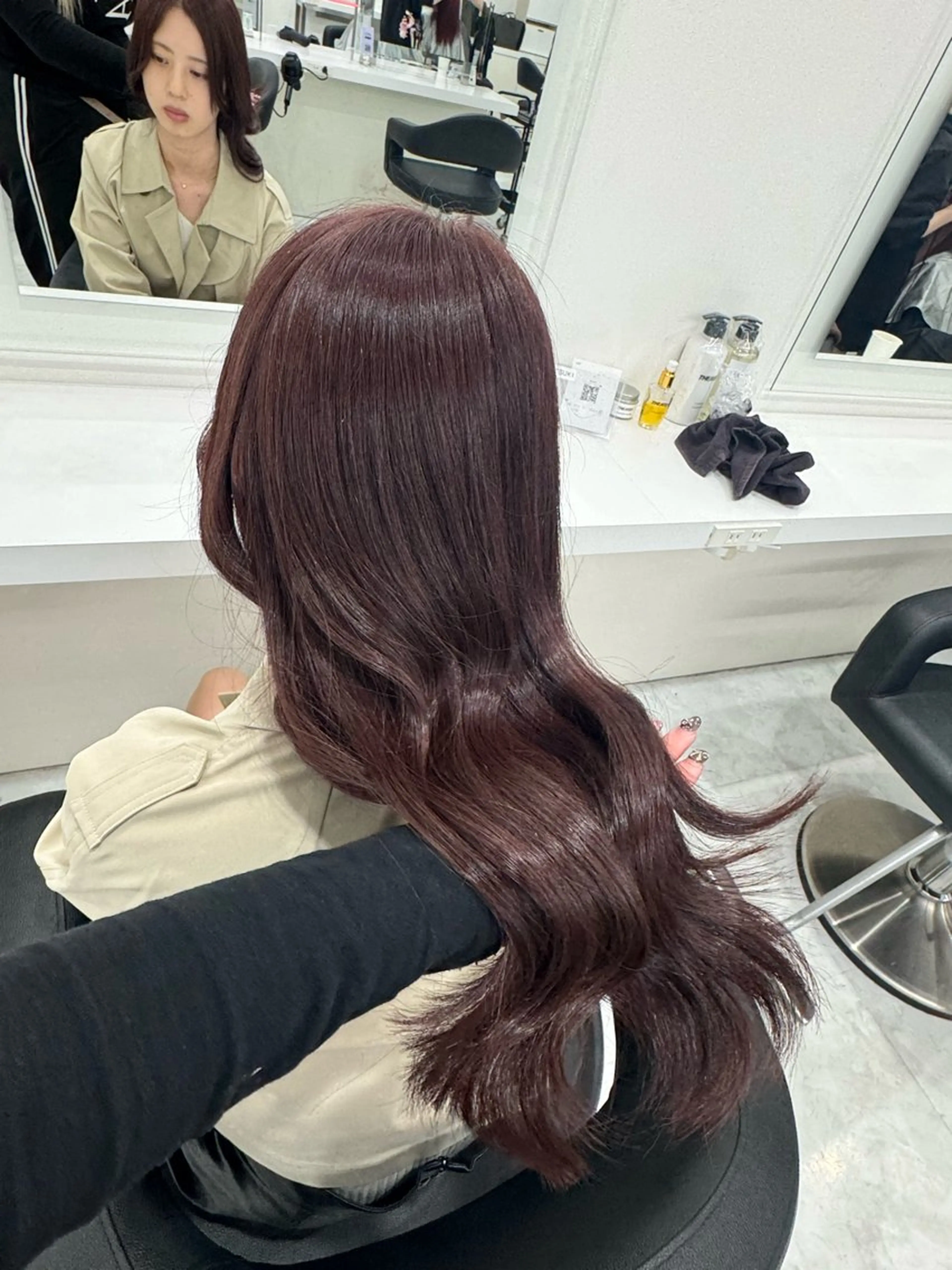 ♡ 12月限定 ♡ カット+ブリーチなしダブルカラー+オリジナルトリートメント+スタイリング ♡の写真