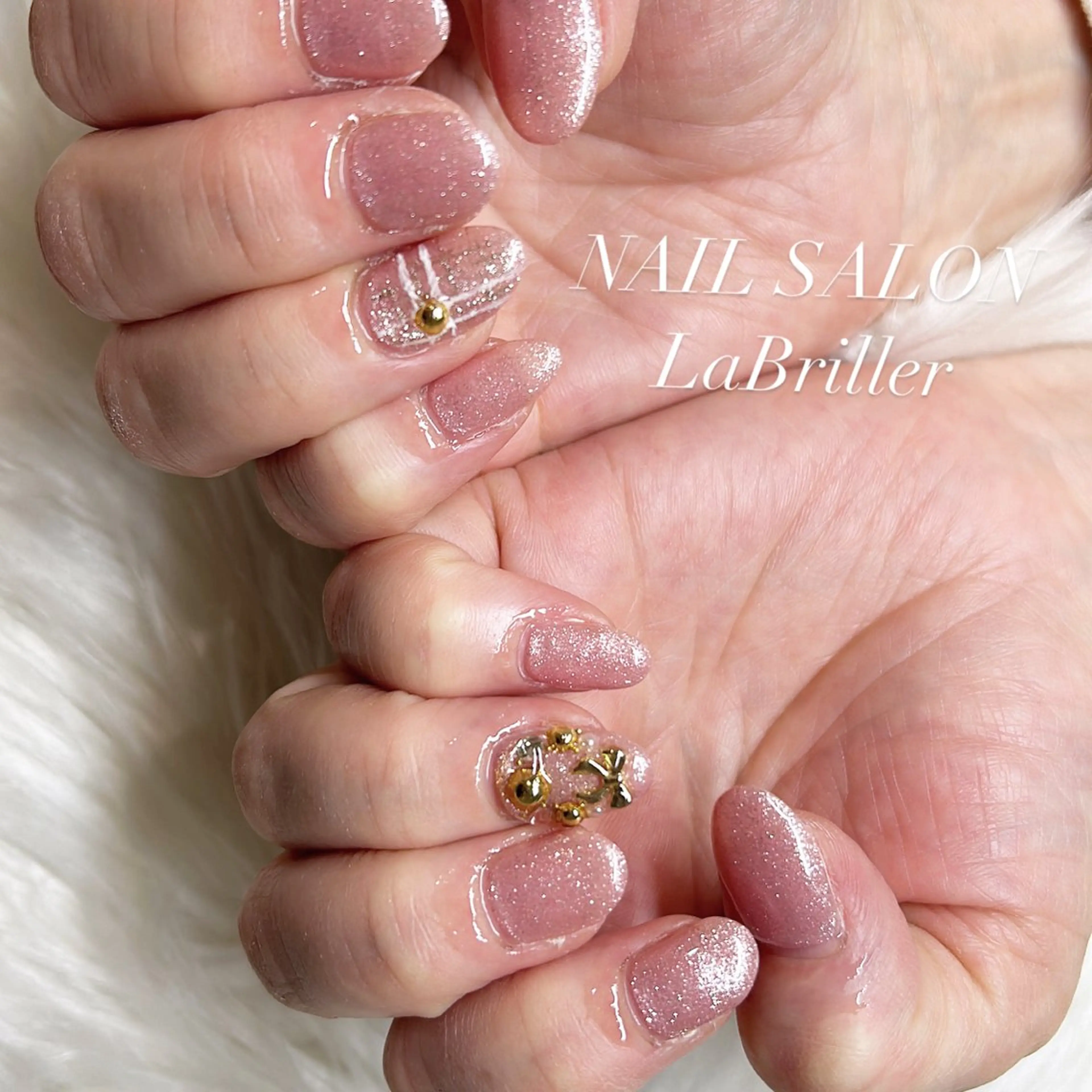 ネイル ツイードネイル ハンドネイル 《LB》ラブリエ Nail&eyeのマツエク・マツパデザイン