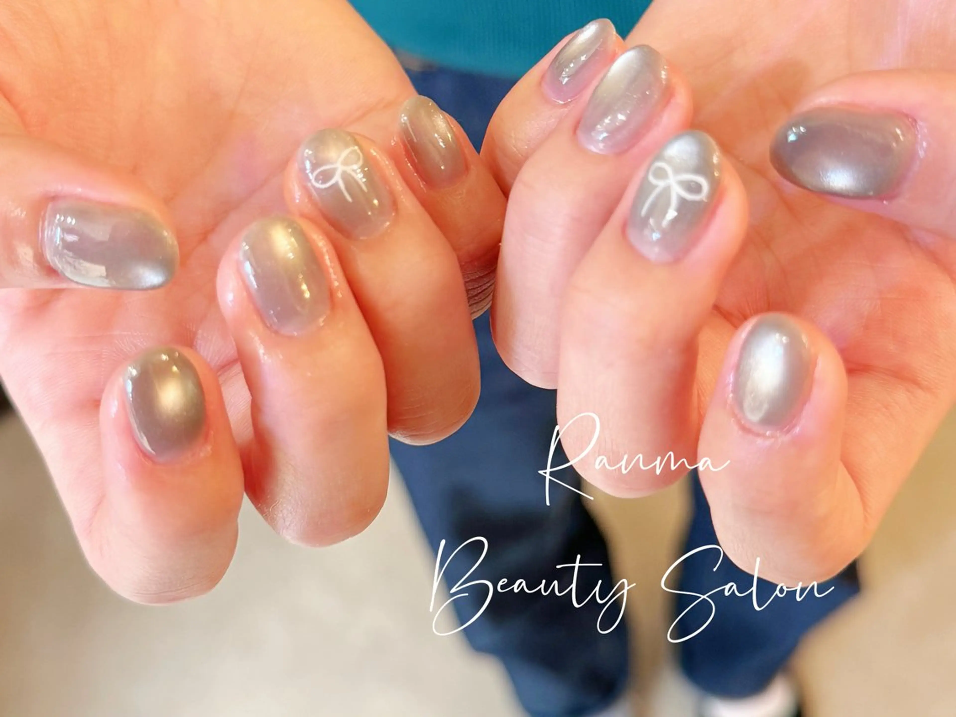 フラッシュ・マグネットネイル💅🌈の写真